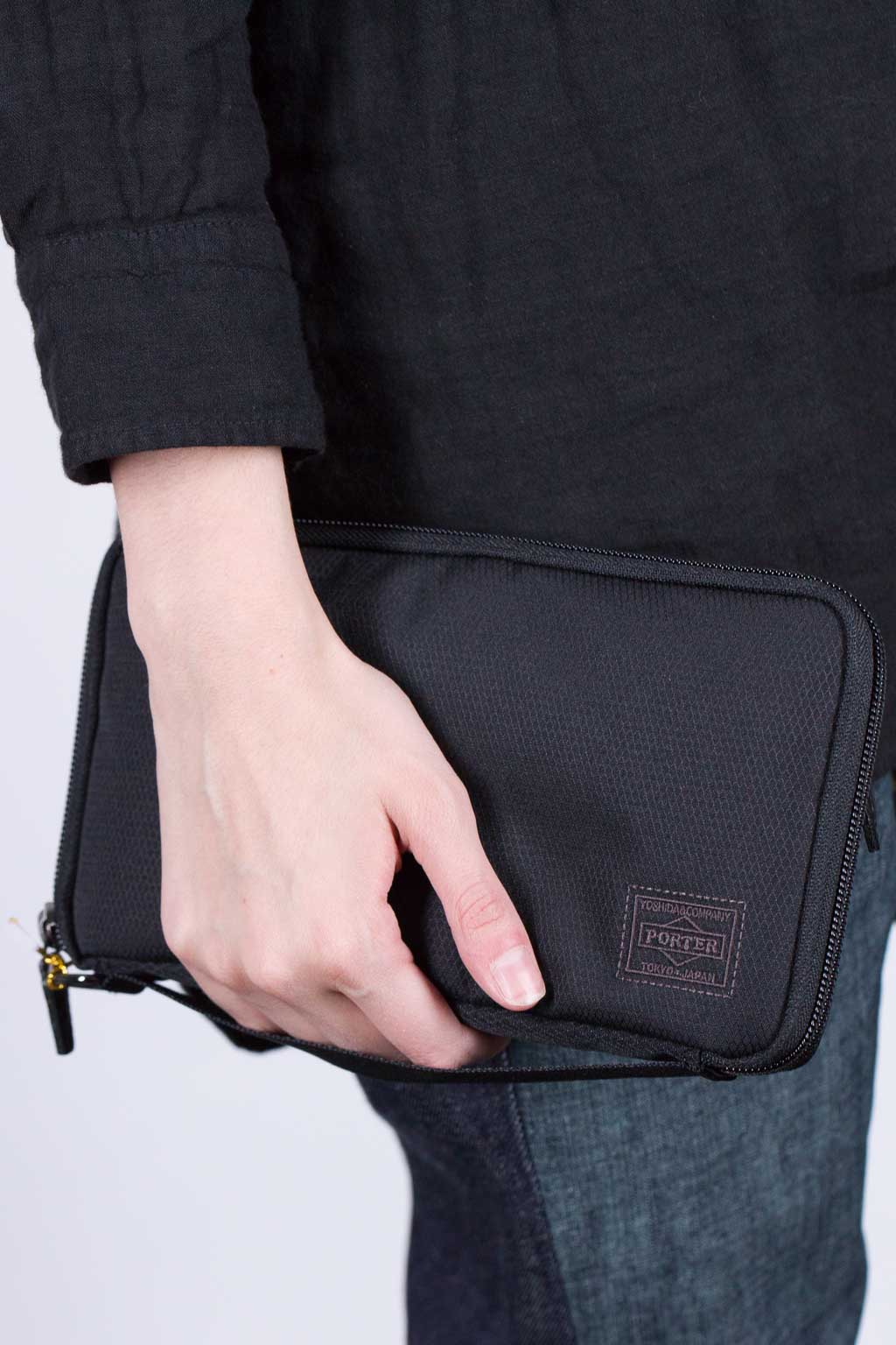 Porter Yoshida Dill - Travel Wallet - Black