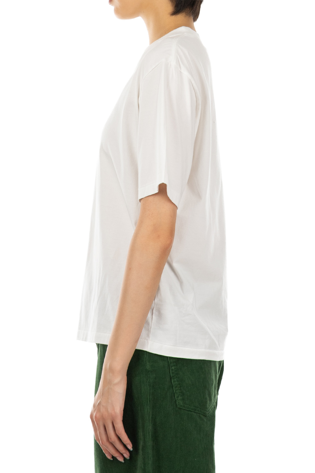 AURALEE - High Twist Cotton Jersey Tee - White