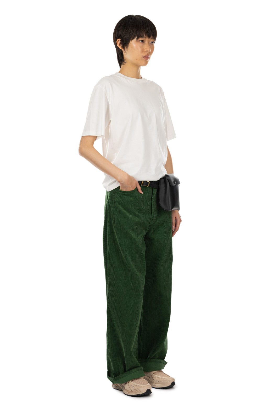 AURALEE - High Twist Cotton Jersey Tee - White