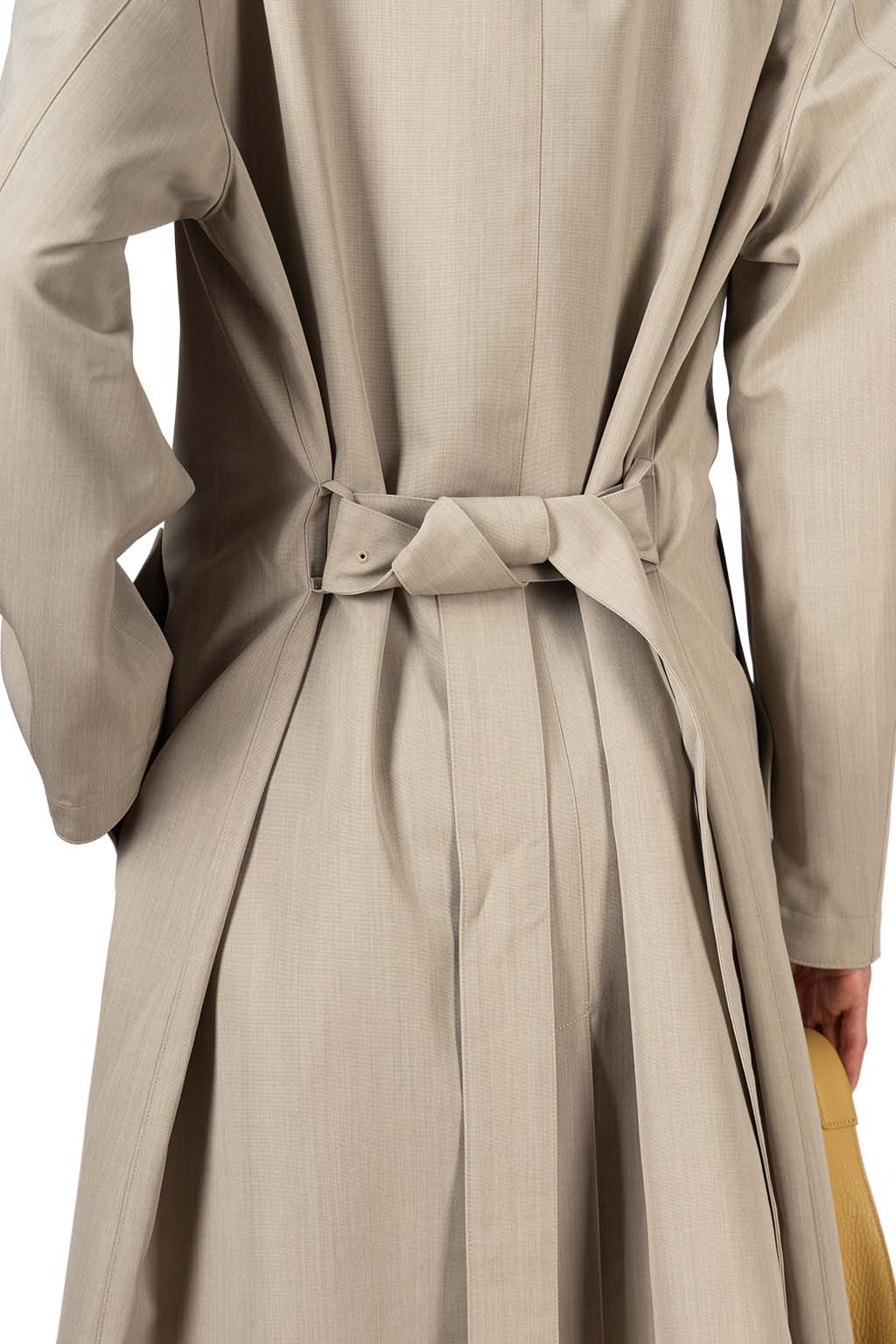 AURALEE - Wool Max Canvas Coat - Top Gray Beige
