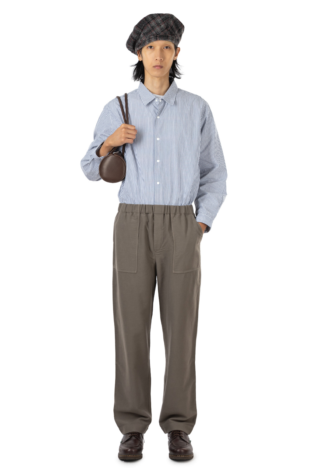 Aeta - Cylinder Boston Long Handle - Dark Brown