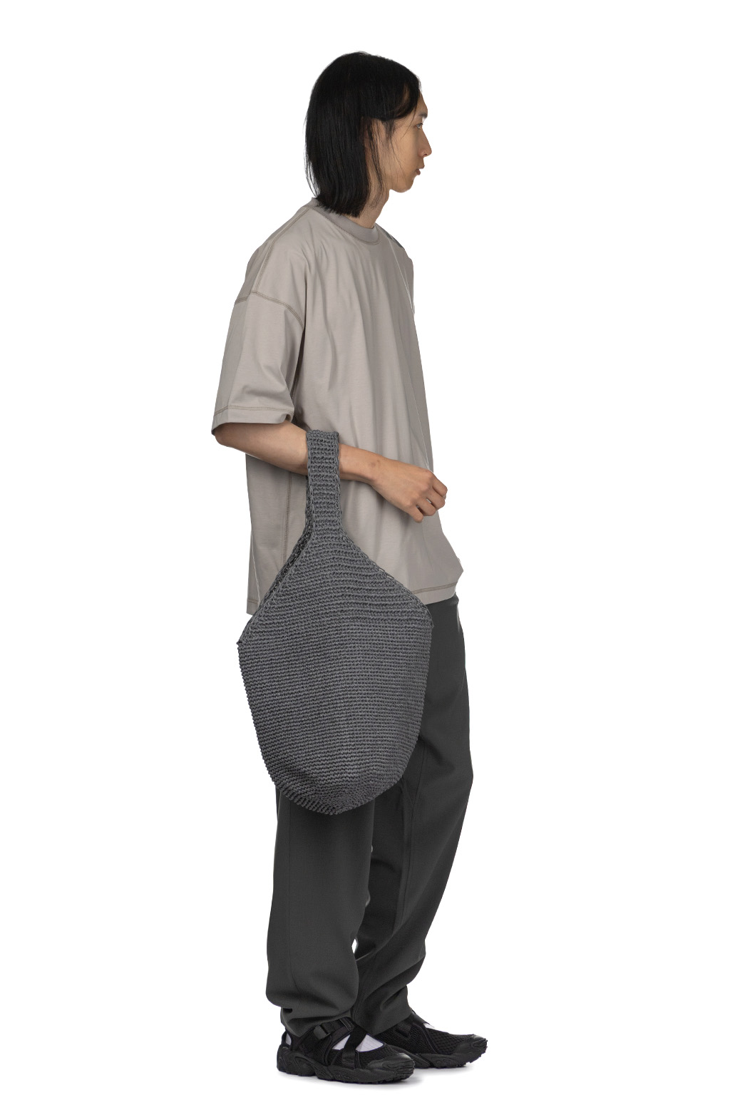 Aeta - Shoulder Bag Large - Grey