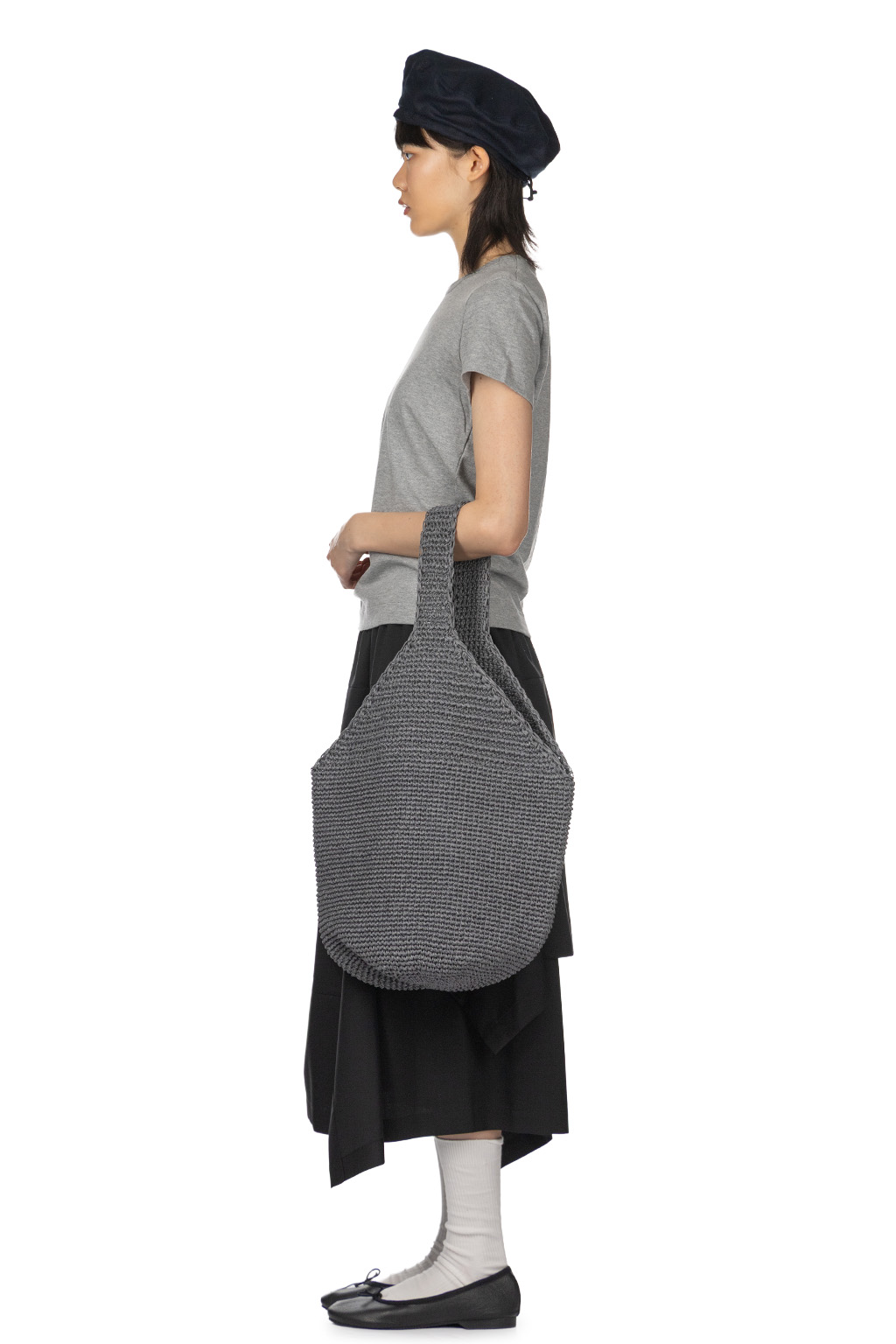 Aeta - Shoulder Bag Large - Grey