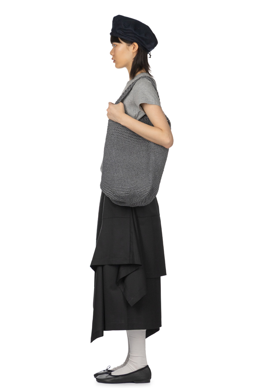 Aeta - Shoulder Bag Large - Grey