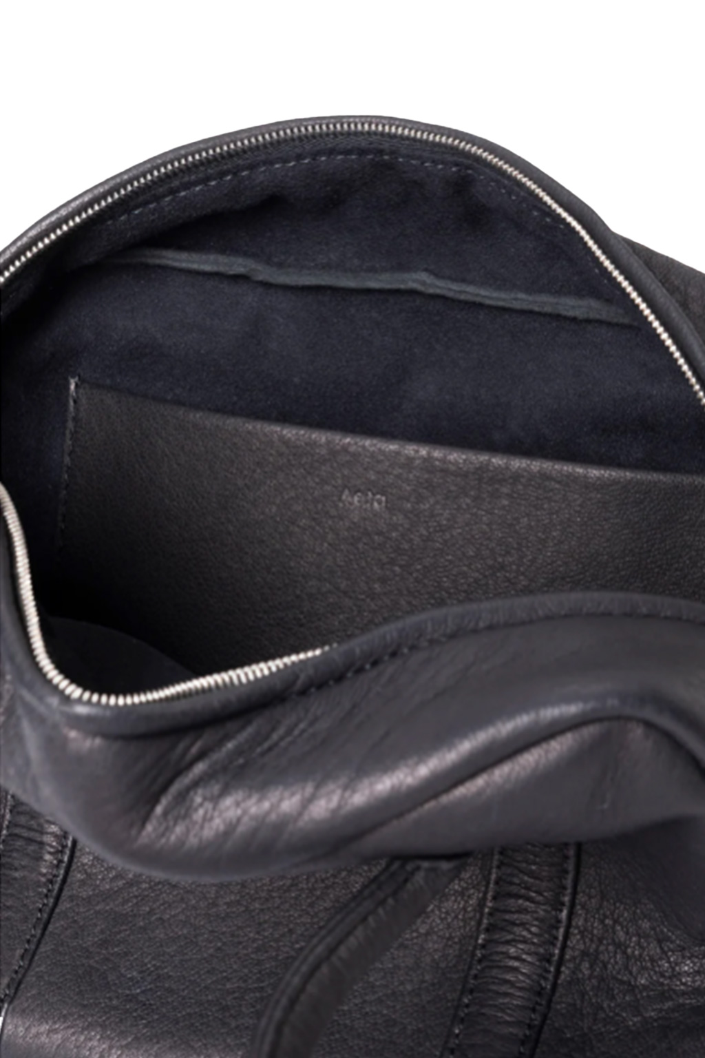 Aeta - Square Boston Long Handle Bag Small - Black