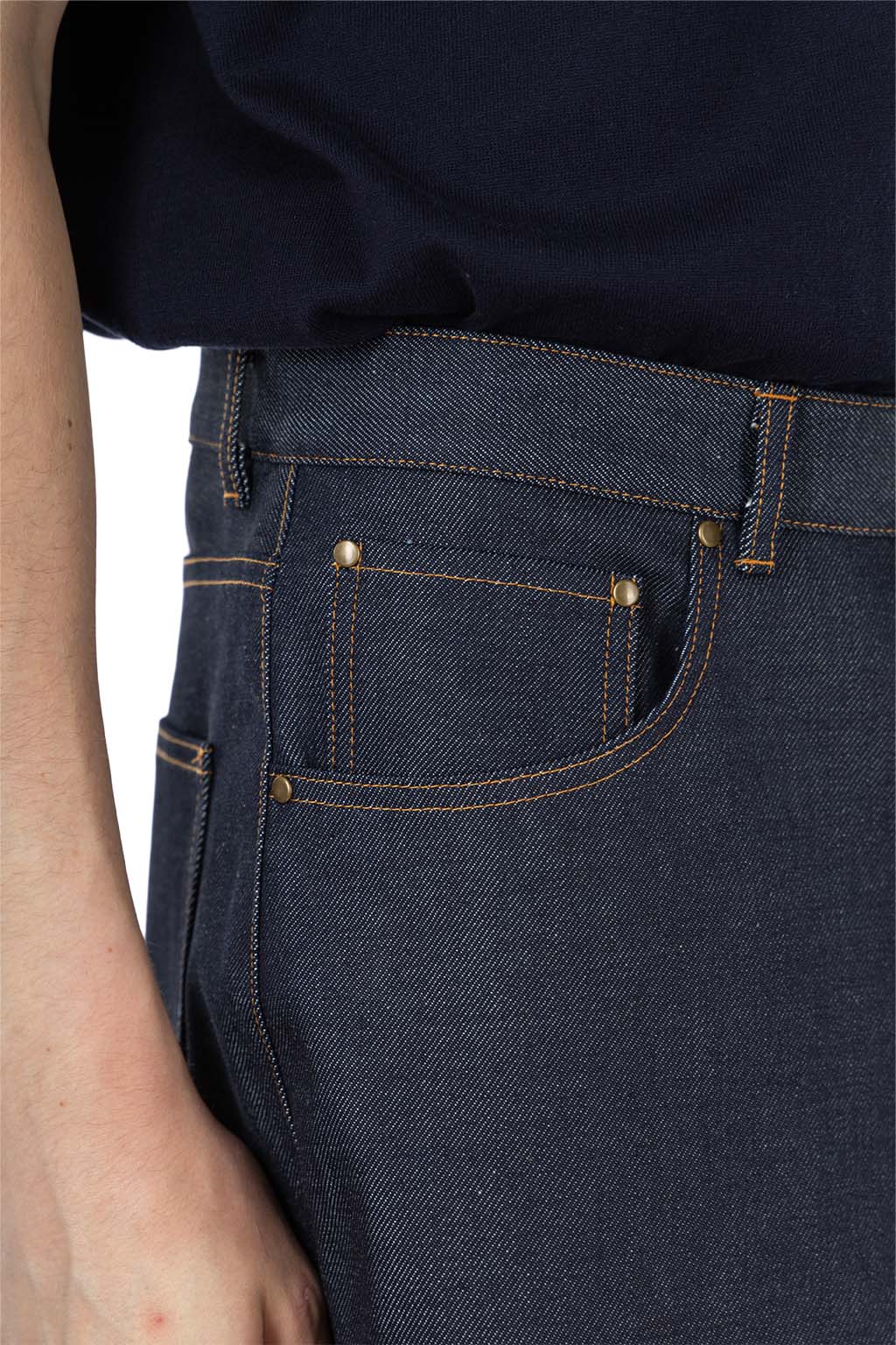 BISOWN - BISOWN Wide Middle Denim - Indigo Rigid