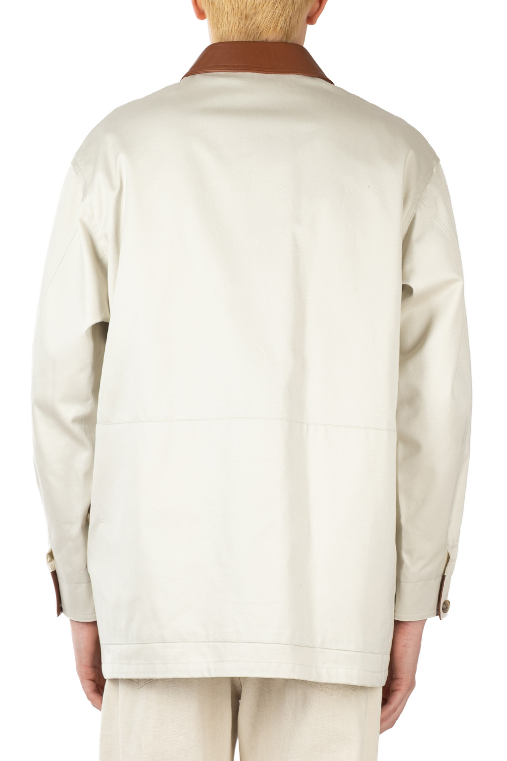 BISOWN - Cotton Gaba Hunting Jacket - Chalk