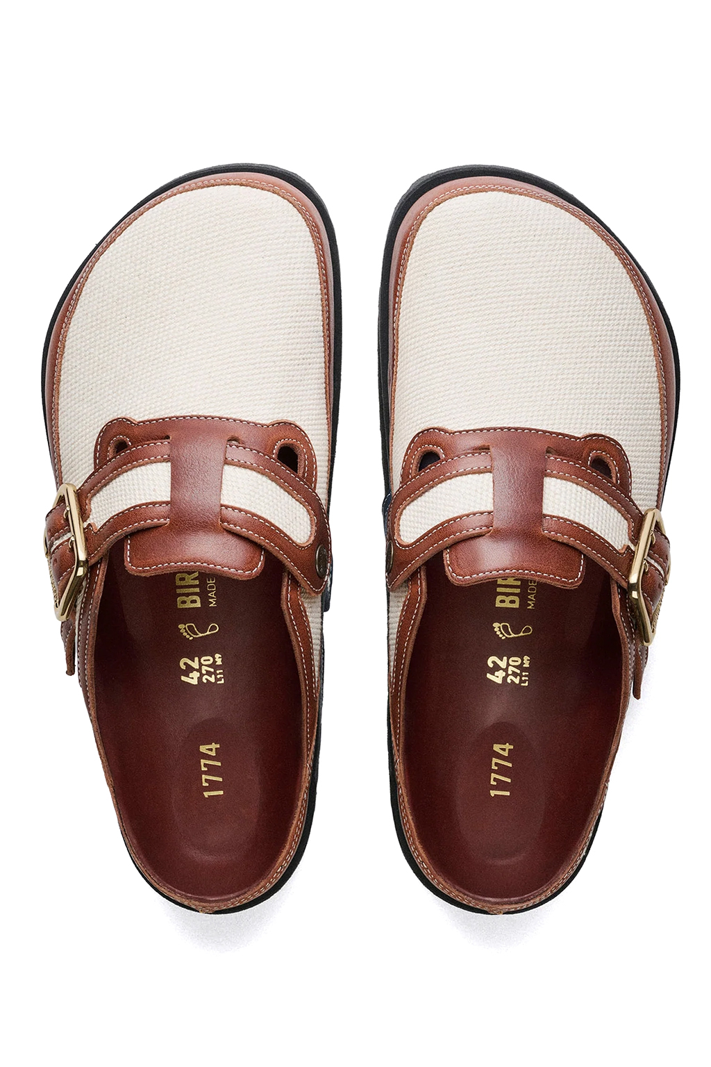 Birkenstock 1774 - 1774 Boston Canvas - Cinnamon - Regular