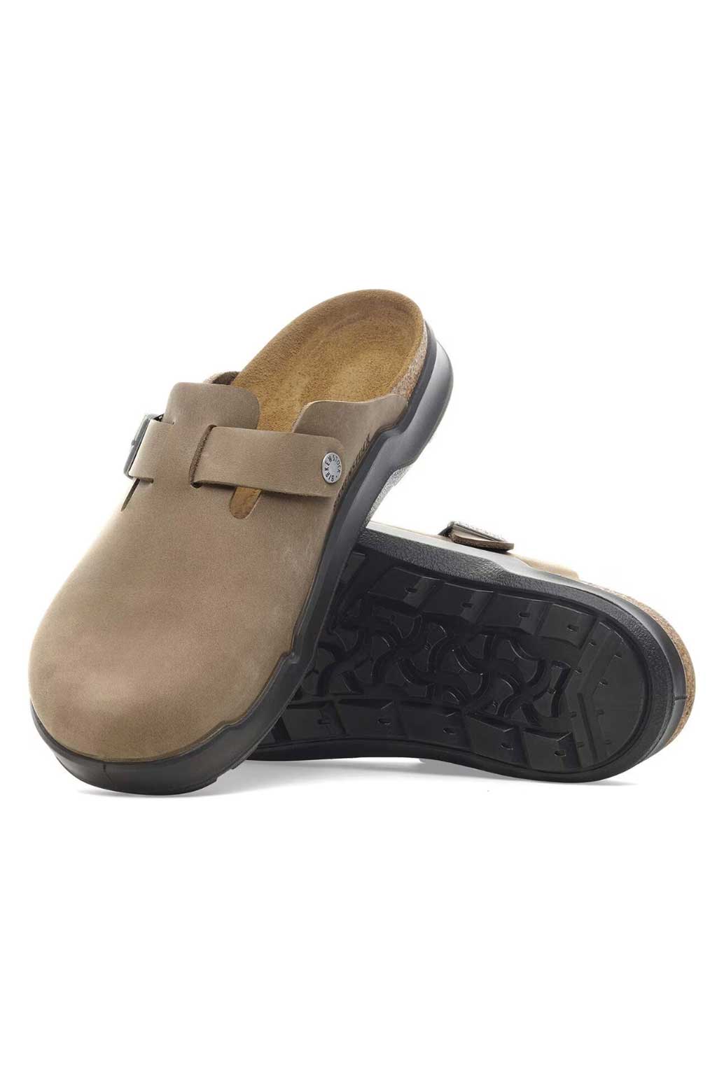 Birkenstock - Boston Crosstown Waxy Leather Regular - Tabacco Brown