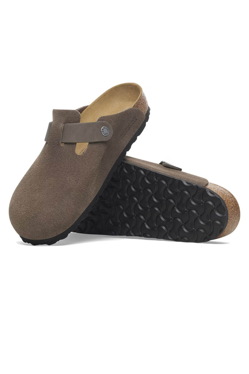 Birkenstock - Boston Suede Oiled Leal Concrete Regular - Grey