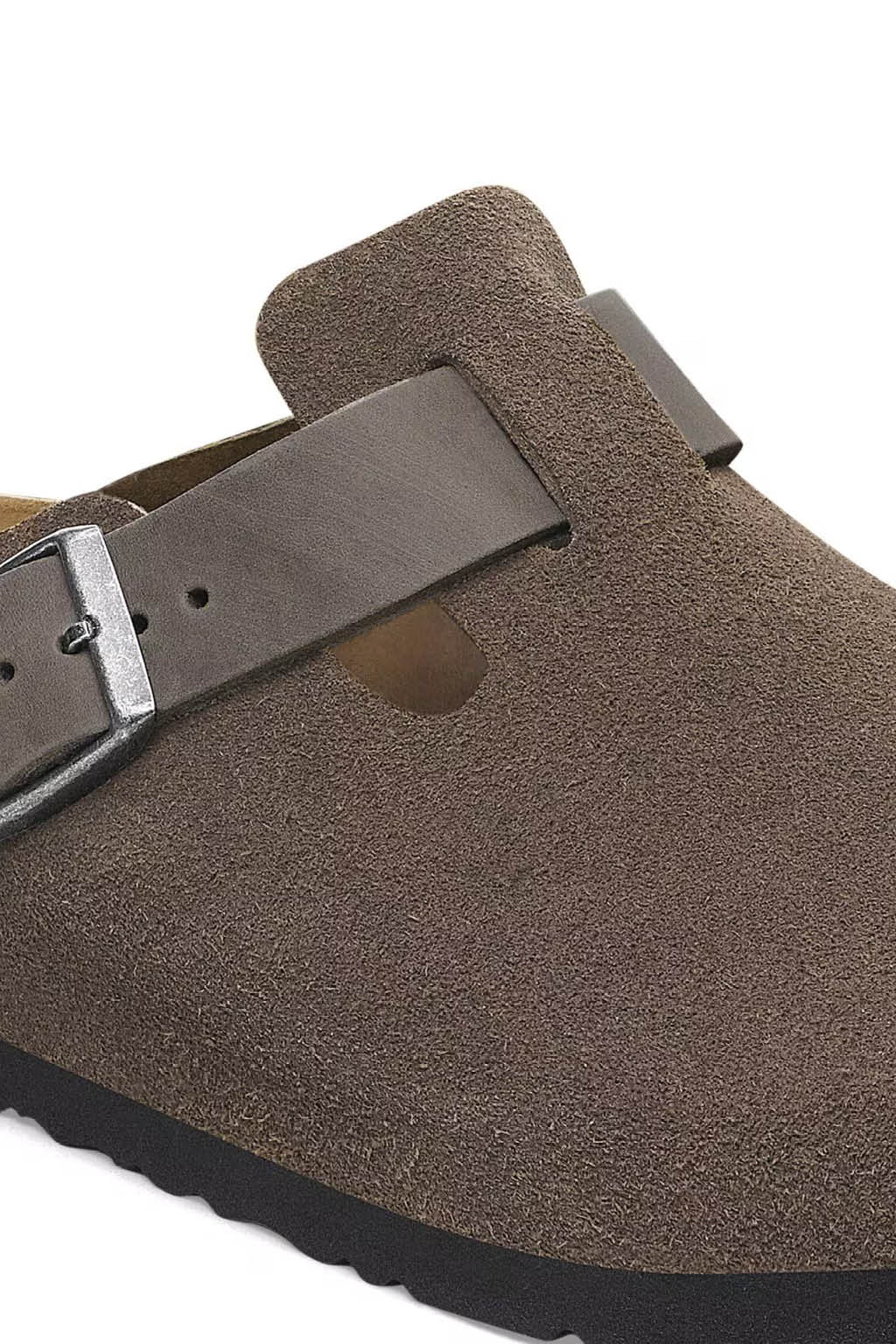 Birkenstock - Boston Suede Oiled Leal Concrete Regular - Grey