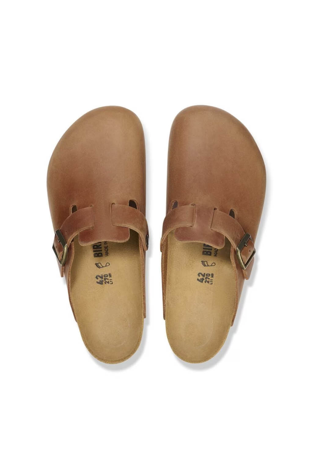 Birkenstock - Boston Oiled Leather - Cognac - Regular