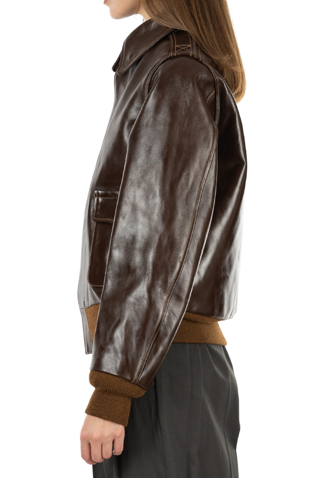 Buzz Rickson's - A-2 Rough Wear Leather Flight Jacket - S. Brown