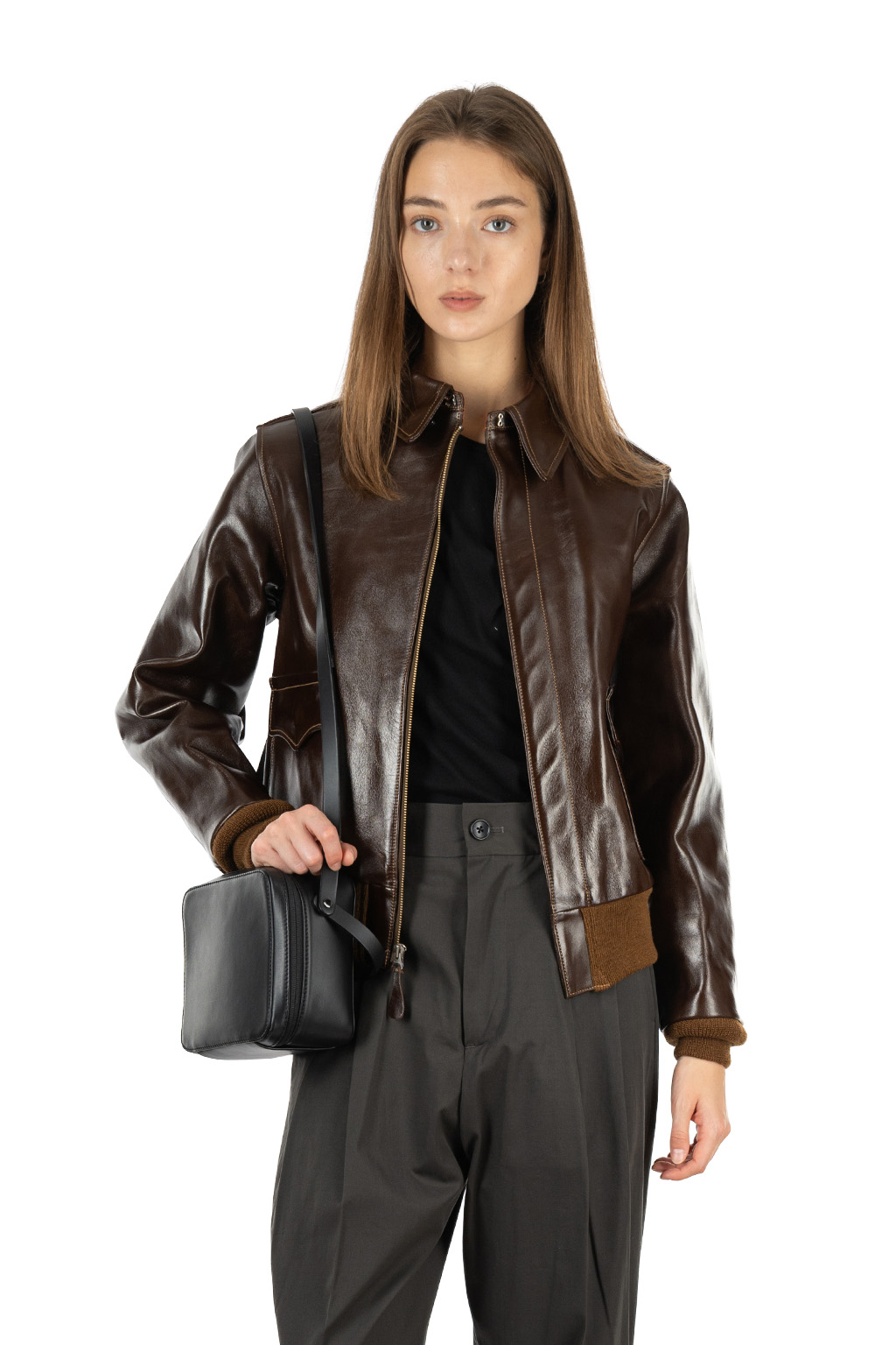 Buzz Rickson's - A-2 Rough Wear Leather Flight Jacket - S. Brown
