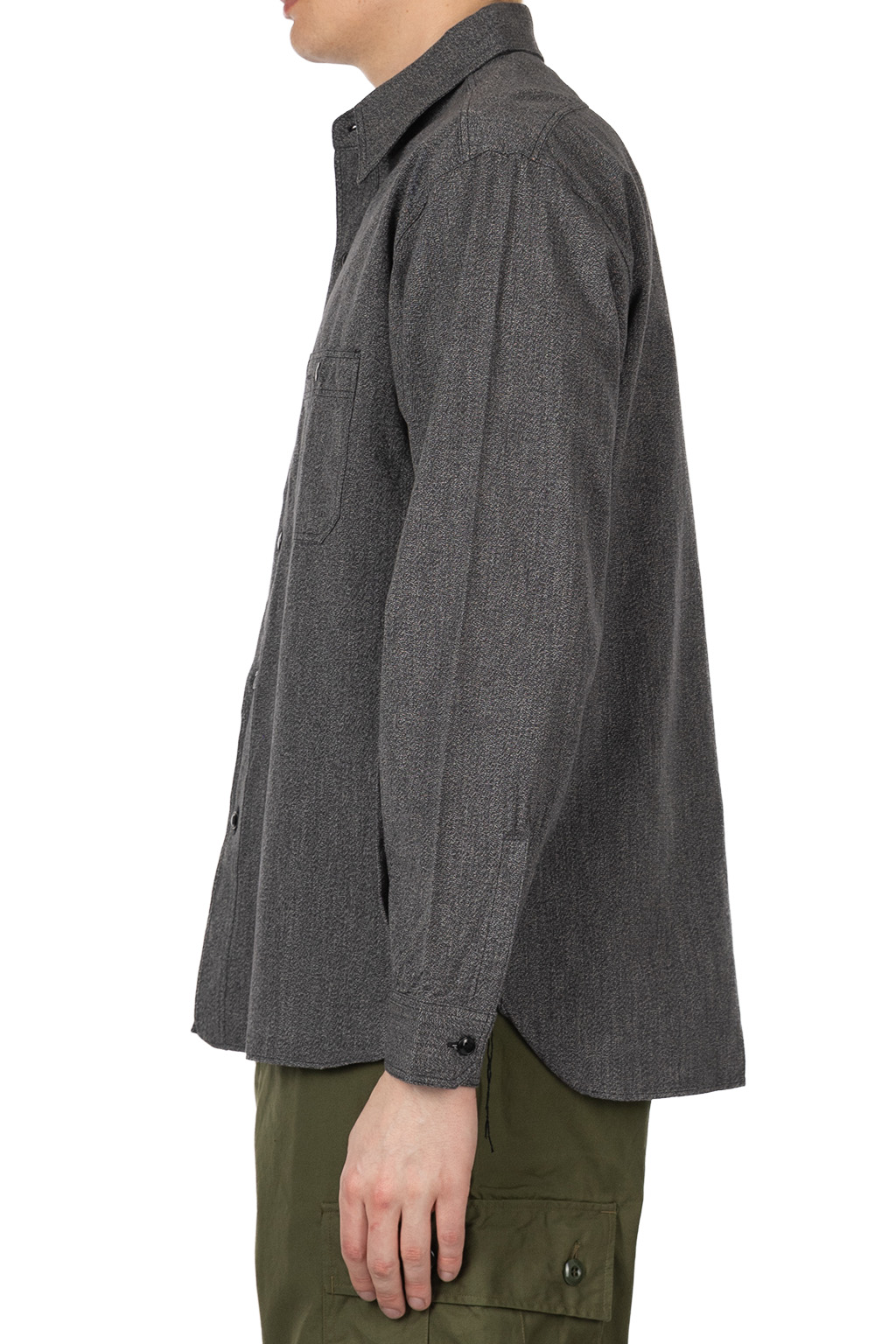 Buzz Rickson's - Cotton Covert Work Shirt - Black