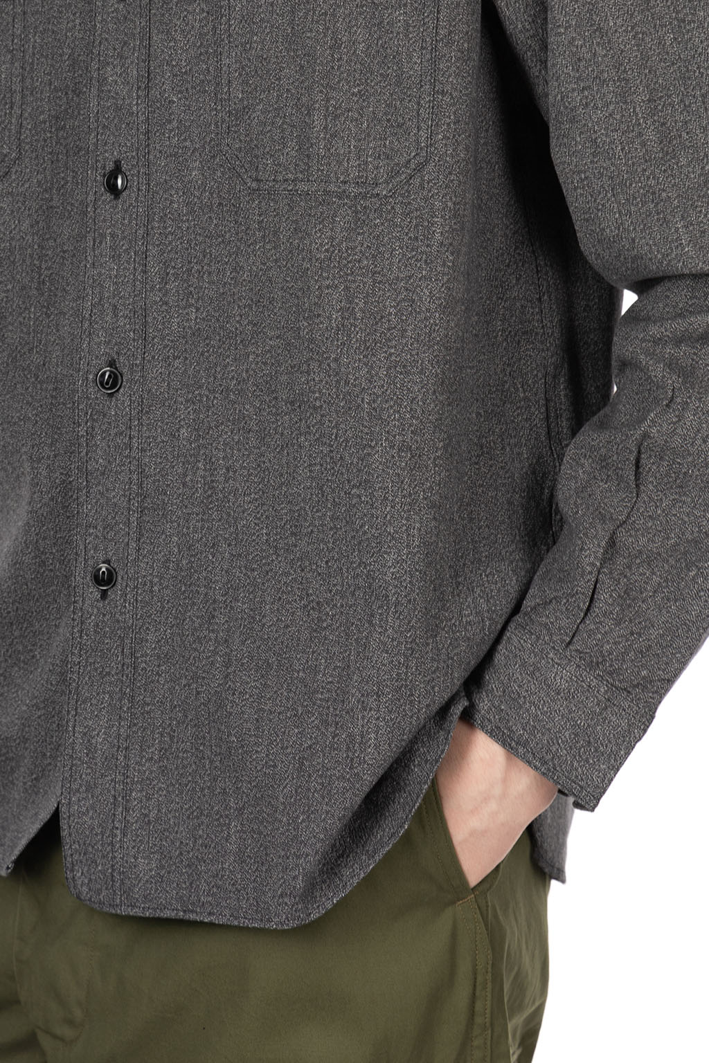 Buzz Rickson's - Cotton Covert Work Shirt - Black