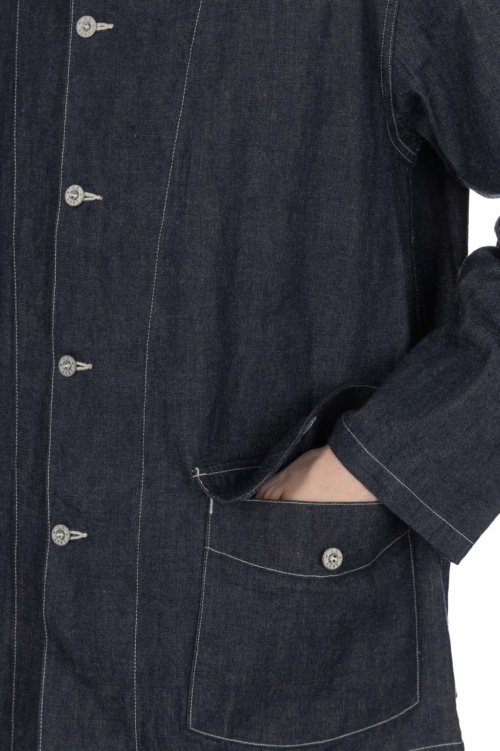 Buzz Rickson's - Denim Work Jacket -  A Navy