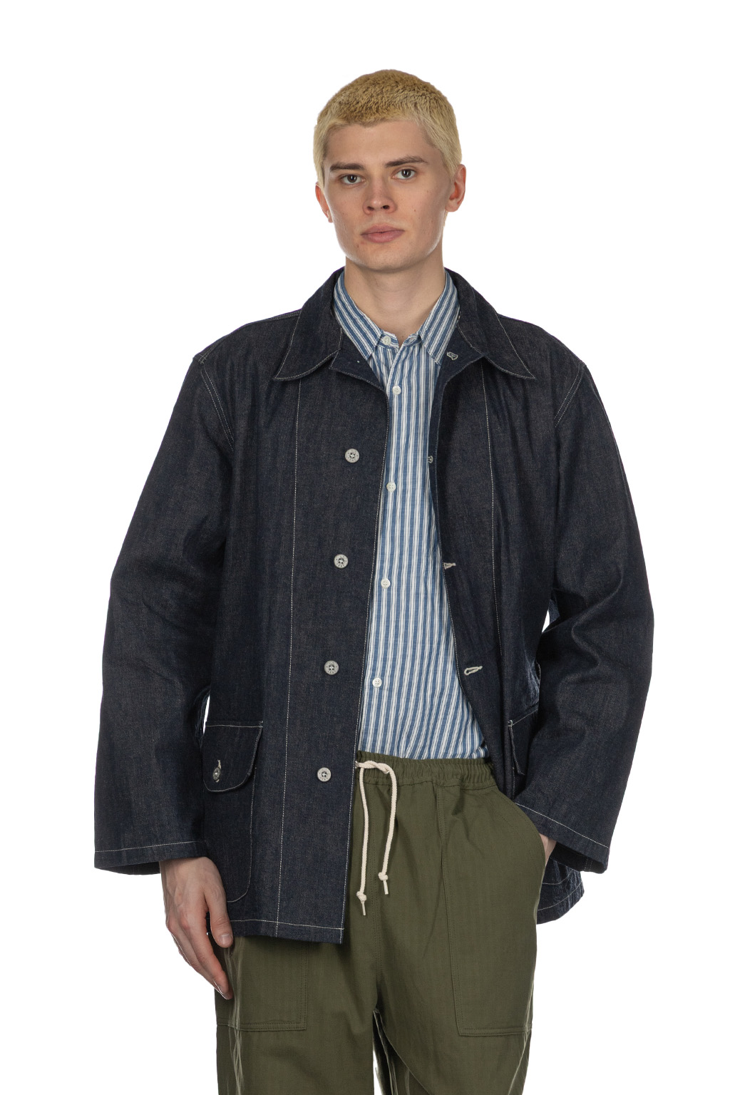 Buzz Rickson's - Denim Work Jacket -  A Navy