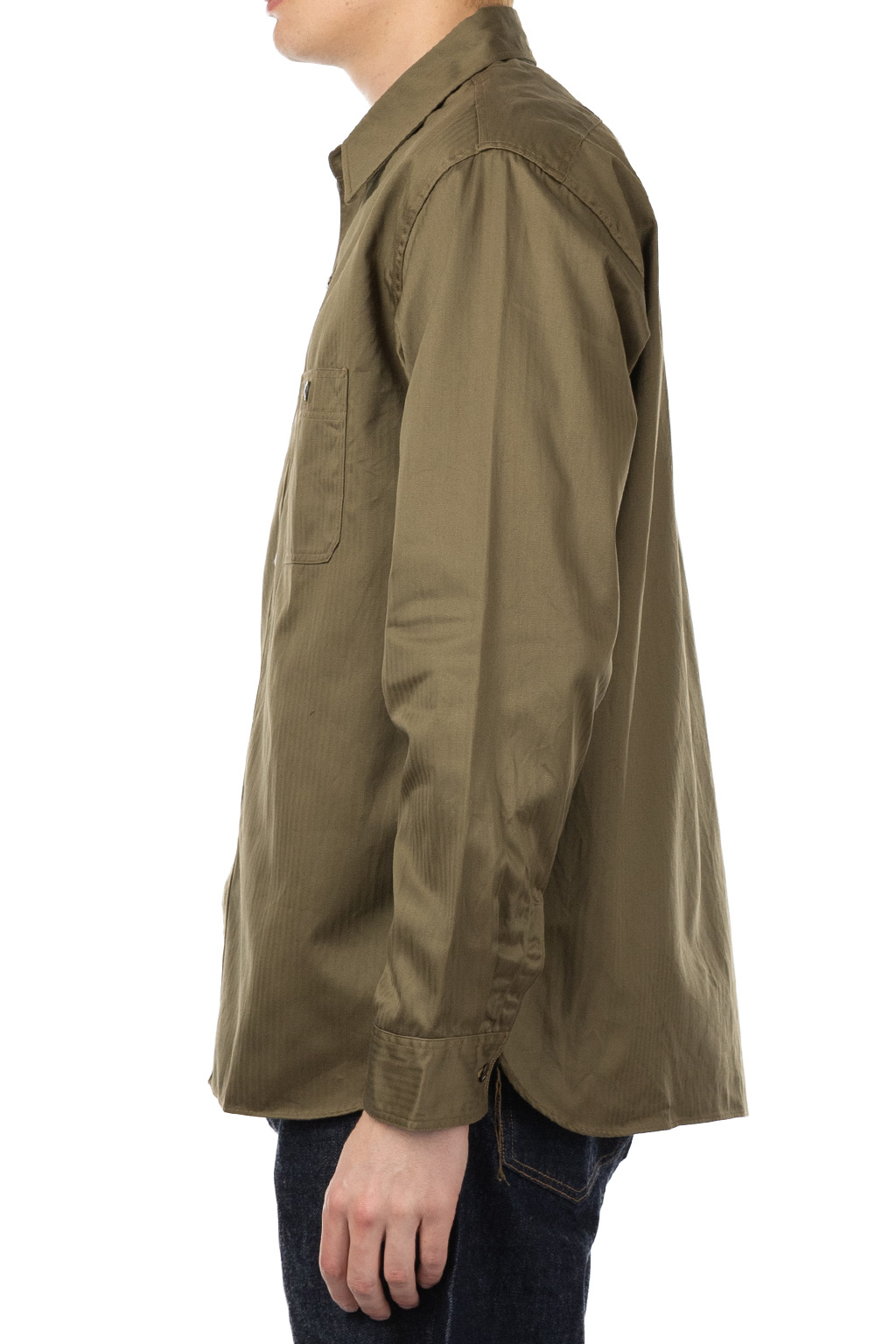 Buzz Rickson's - Herringbone Work Shirt - Olive