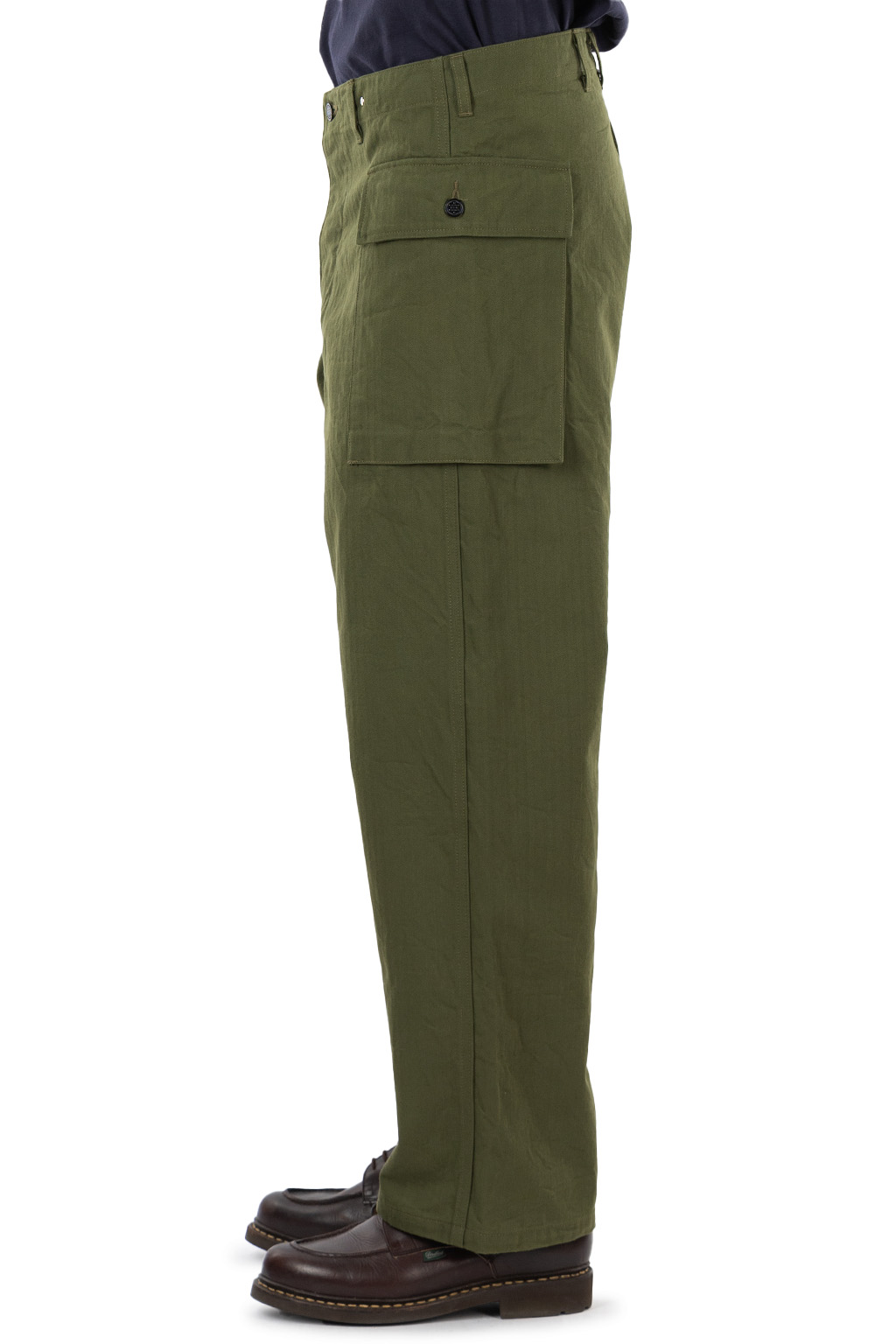 Buzz Rickson's - Herringbone Twill Special Trousers - Olive