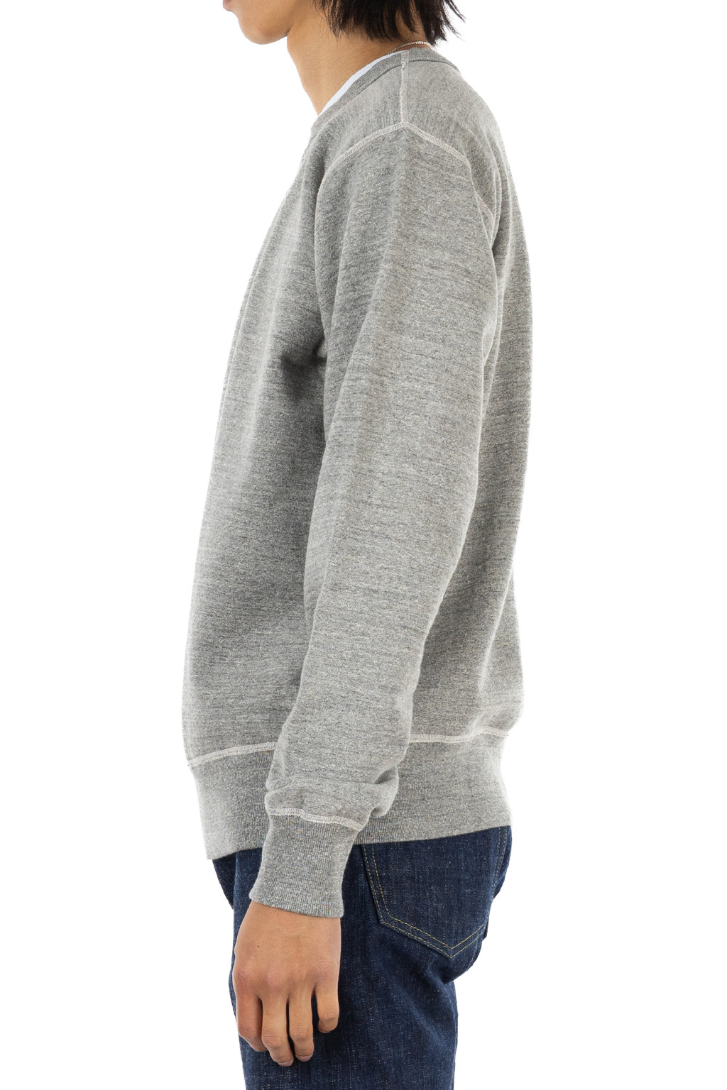 Buzz Rickson's - Set-In Crew Neck Sweat Shirt - H. Gray