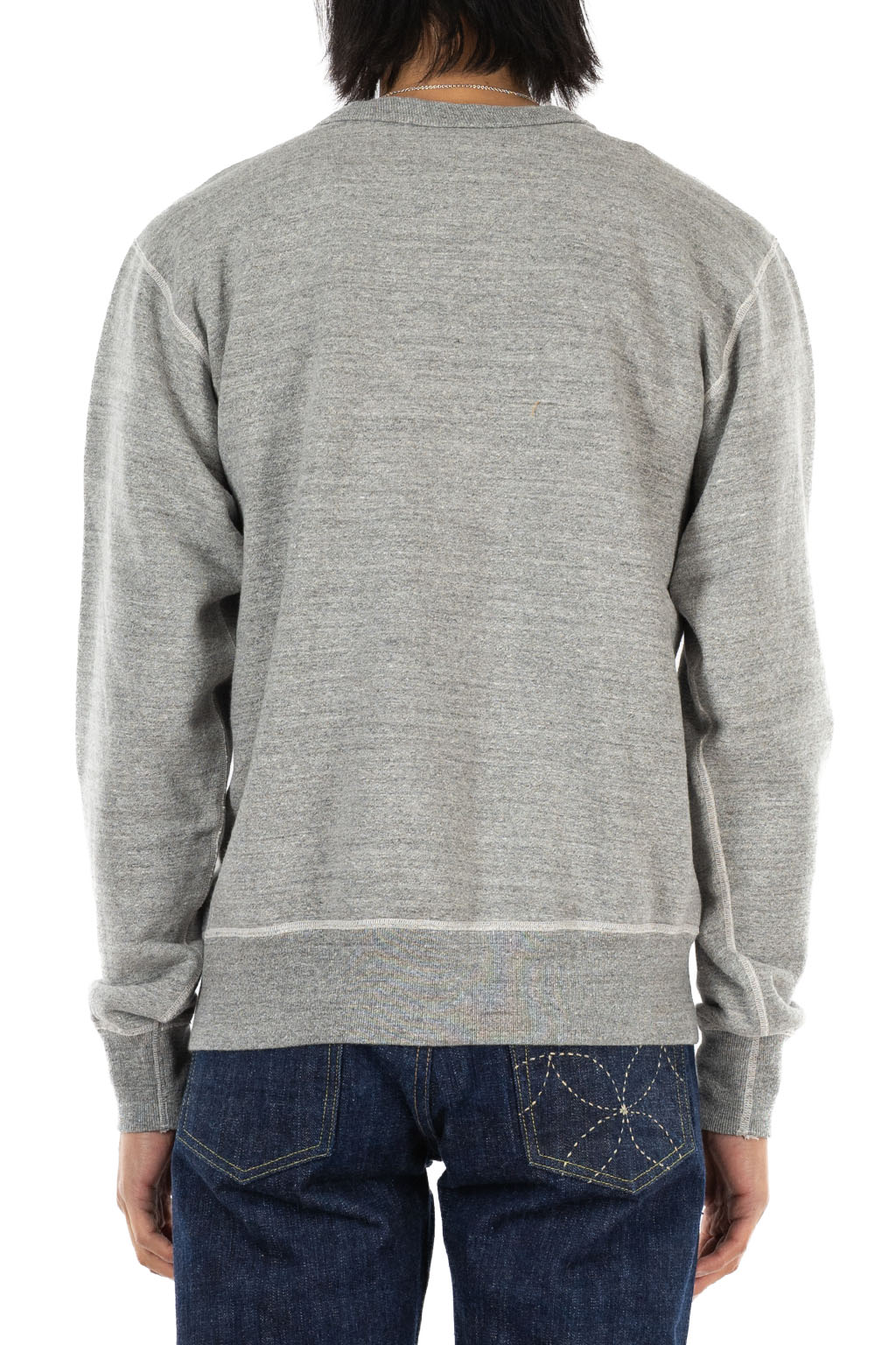 Buzz Rickson's - Set-In Crew Neck Sweat Shirt - H. Gray