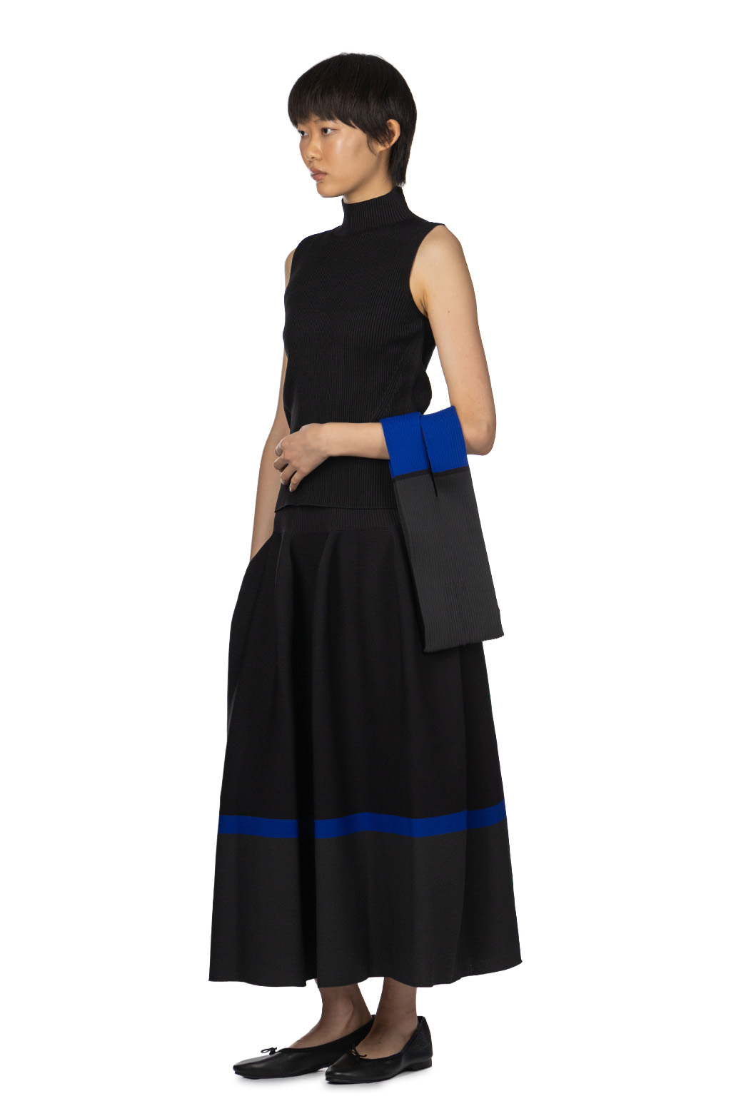 CFCL - Notched Rib Bag - Smokey Black Multi