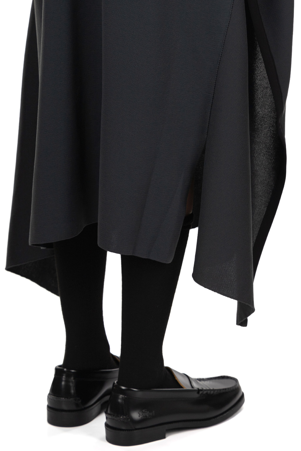 CFCL - Soft Milan Apron Round Dress - Smokey Black Multi