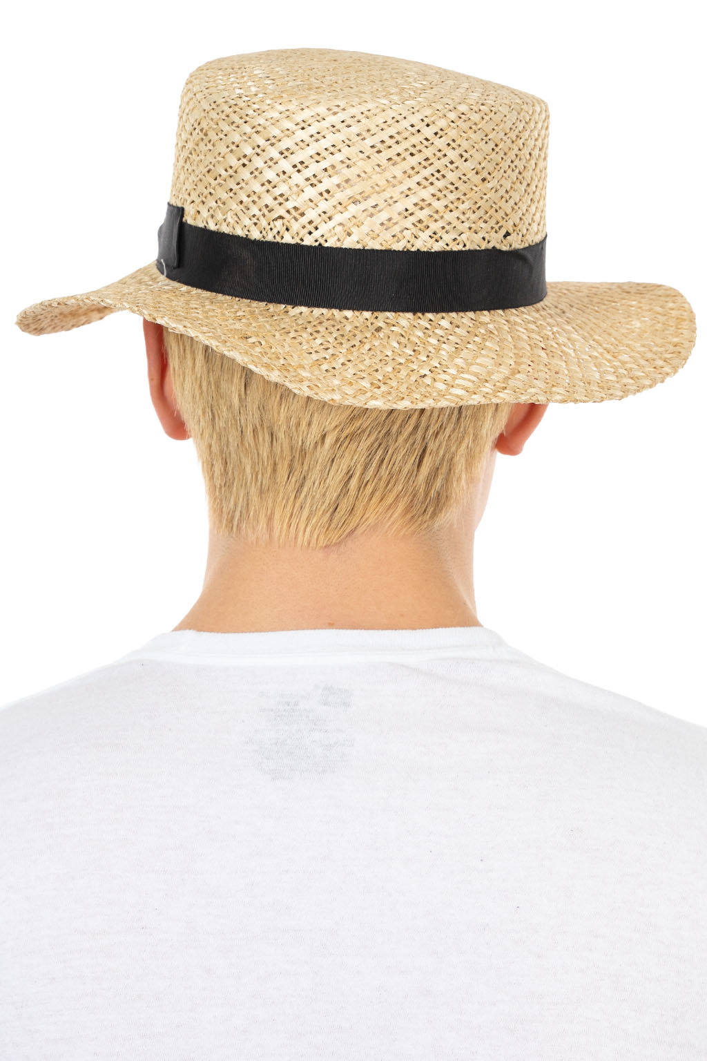 Cableami - Natural Fiber Boater Hat - Natural