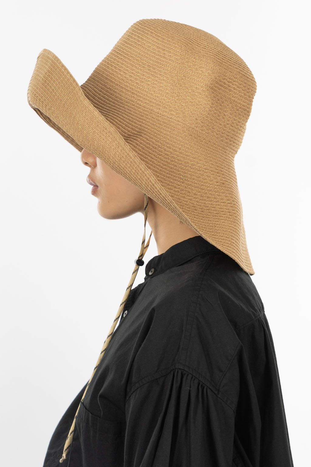Cableami - Natural Fiber Boater Hat - Natural