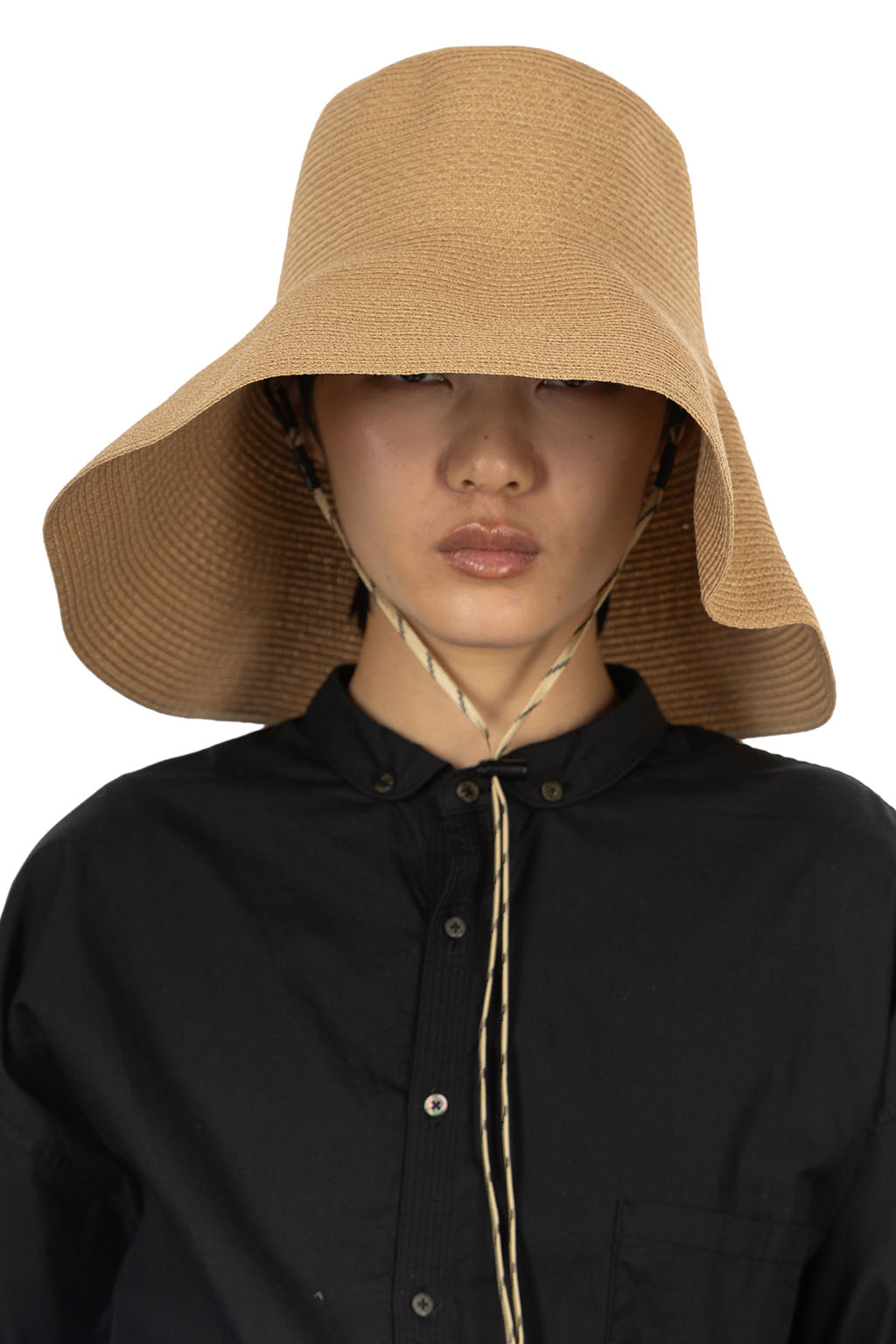 Cableami - Natural Fiber Boater Hat - Natural