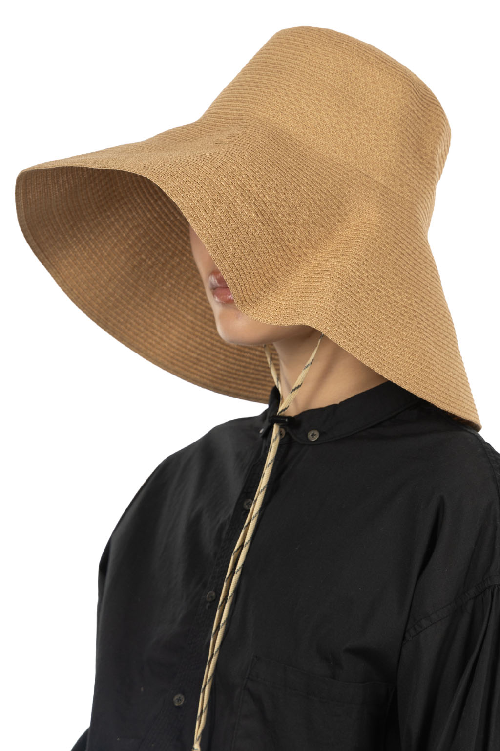 Cableami - Natural Fiber Boater Hat - Natural
