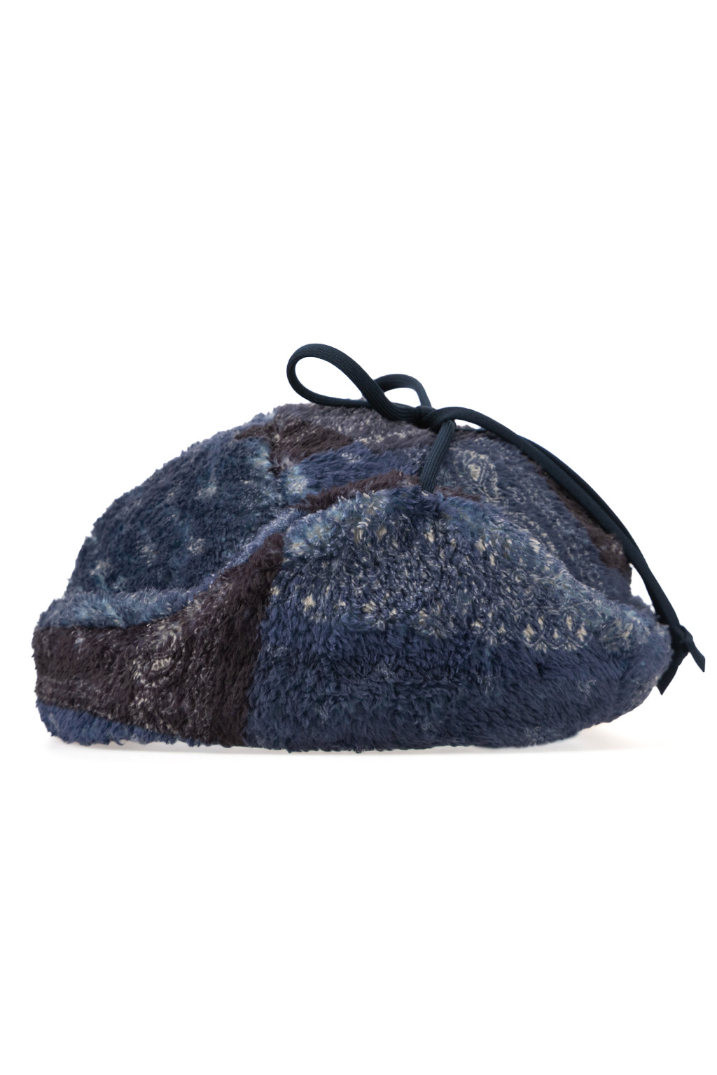 Cableami - Print Fleece Flight Cap Bandana - Navy