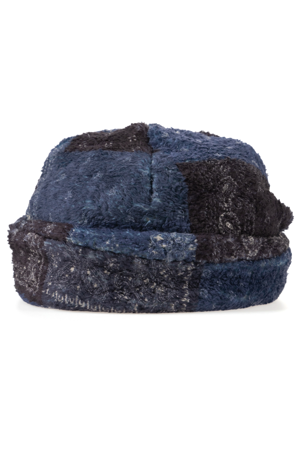 Cableami - Print Fleece Watch Cap Bandana - Navy