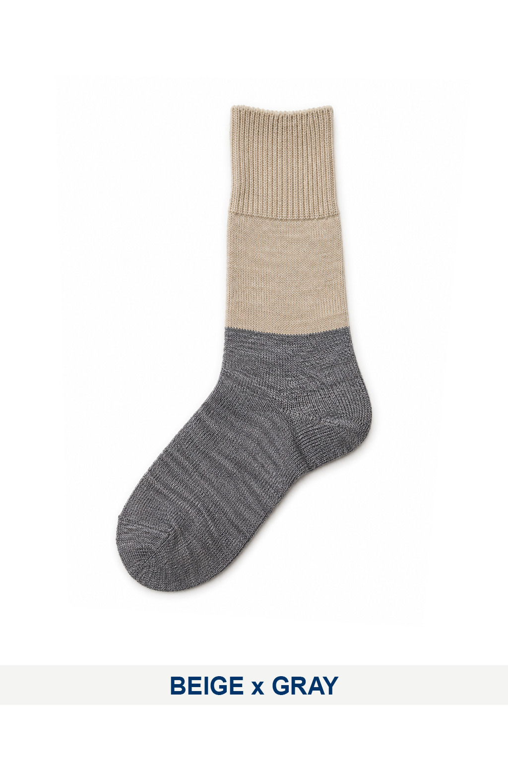 Chiyoji Socks - Two Tone Wool Socks - 2 Colors