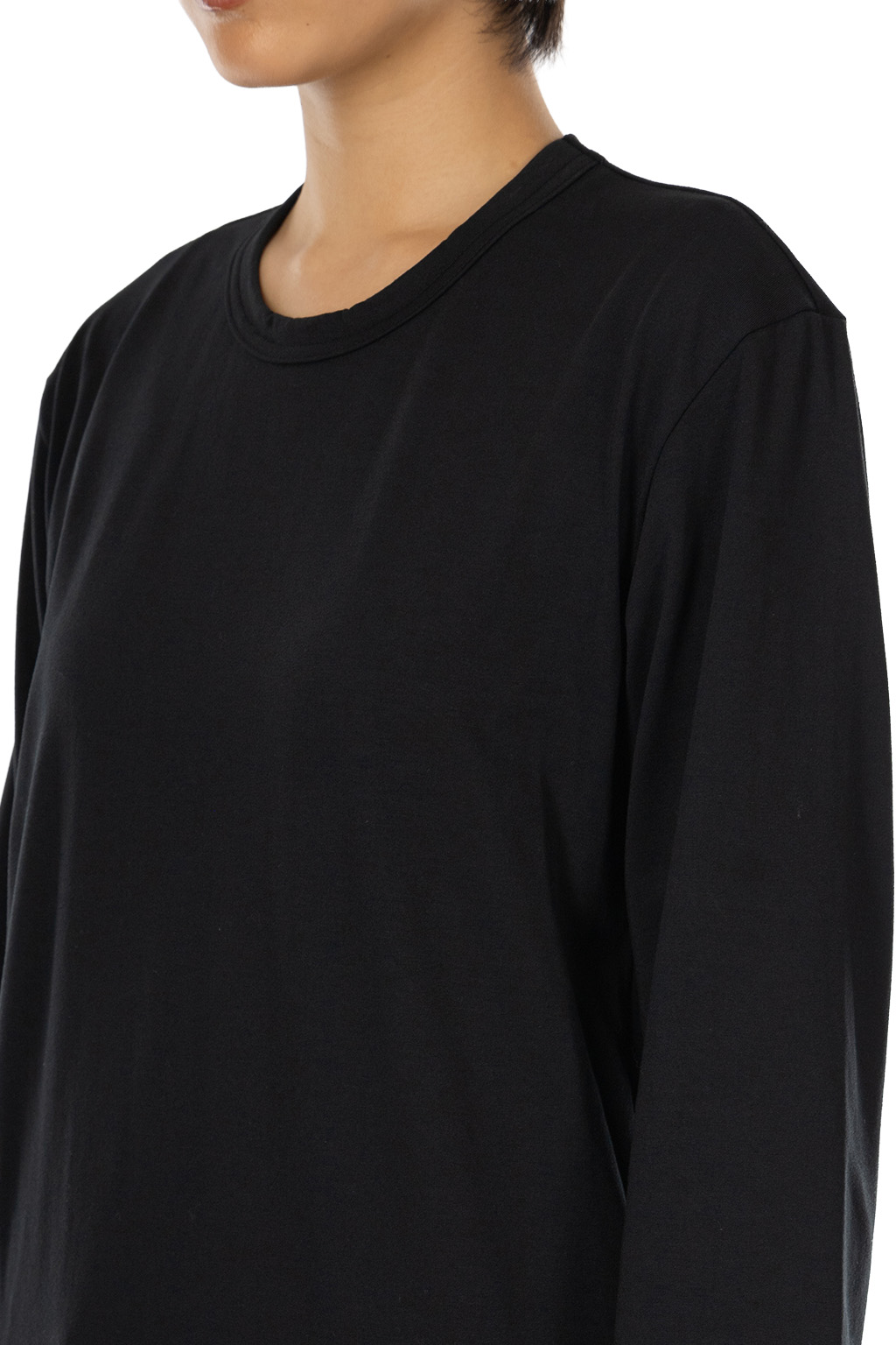 Comme Des Garcons Comme Des Garcons  - Black Long-Sleeve Crewneck Top - Black