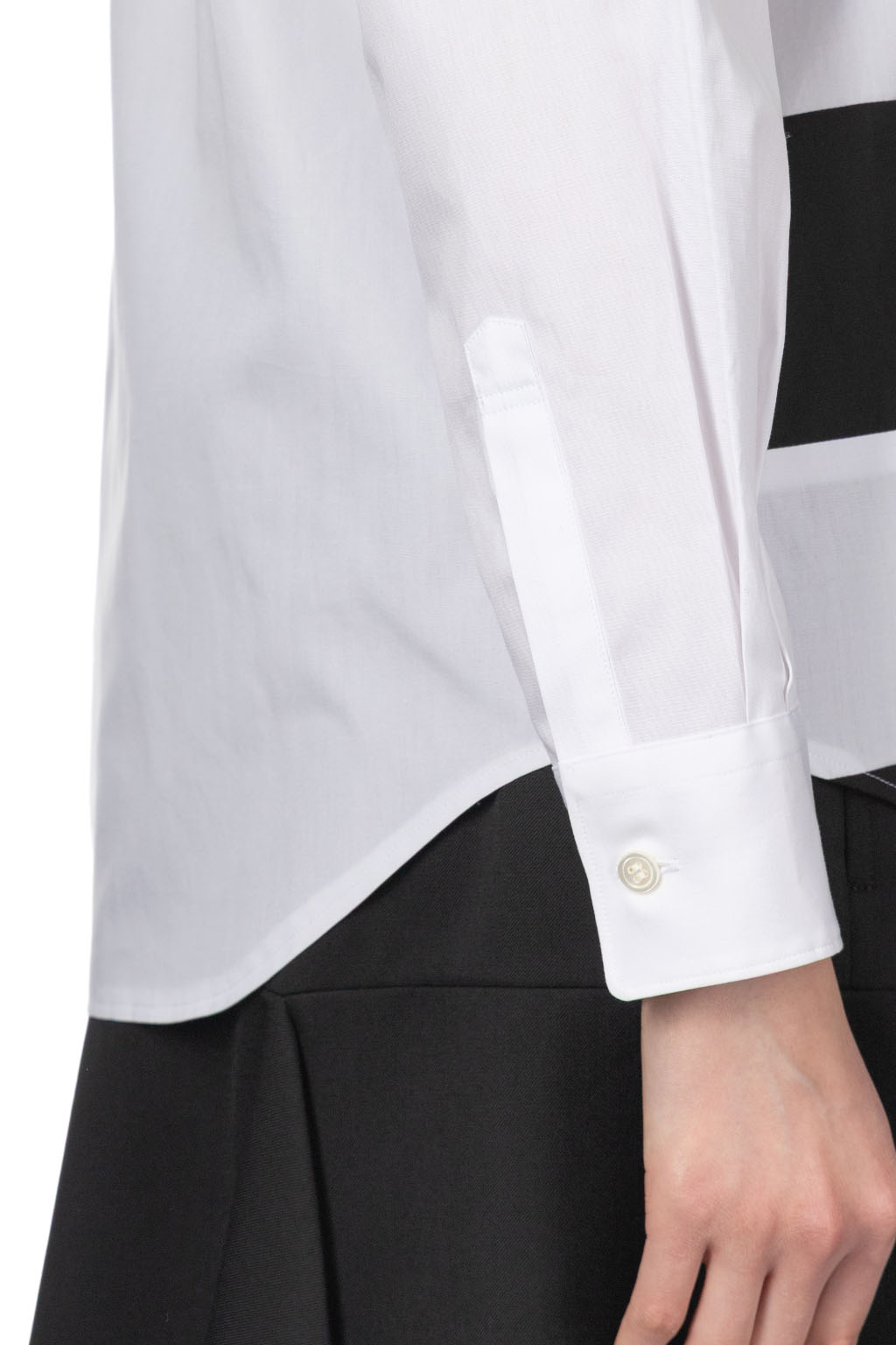 Comme Des Garcons Comme Des Garcons  - Checker Board Blouse - White x Black