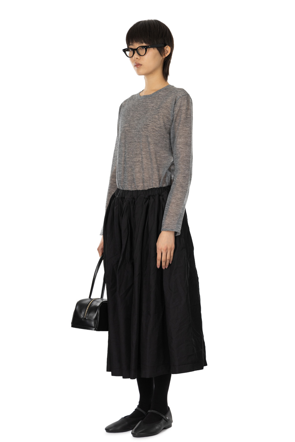 Comme Des Garcons Comme Des Garcons  - Gathered Skirt - Black
