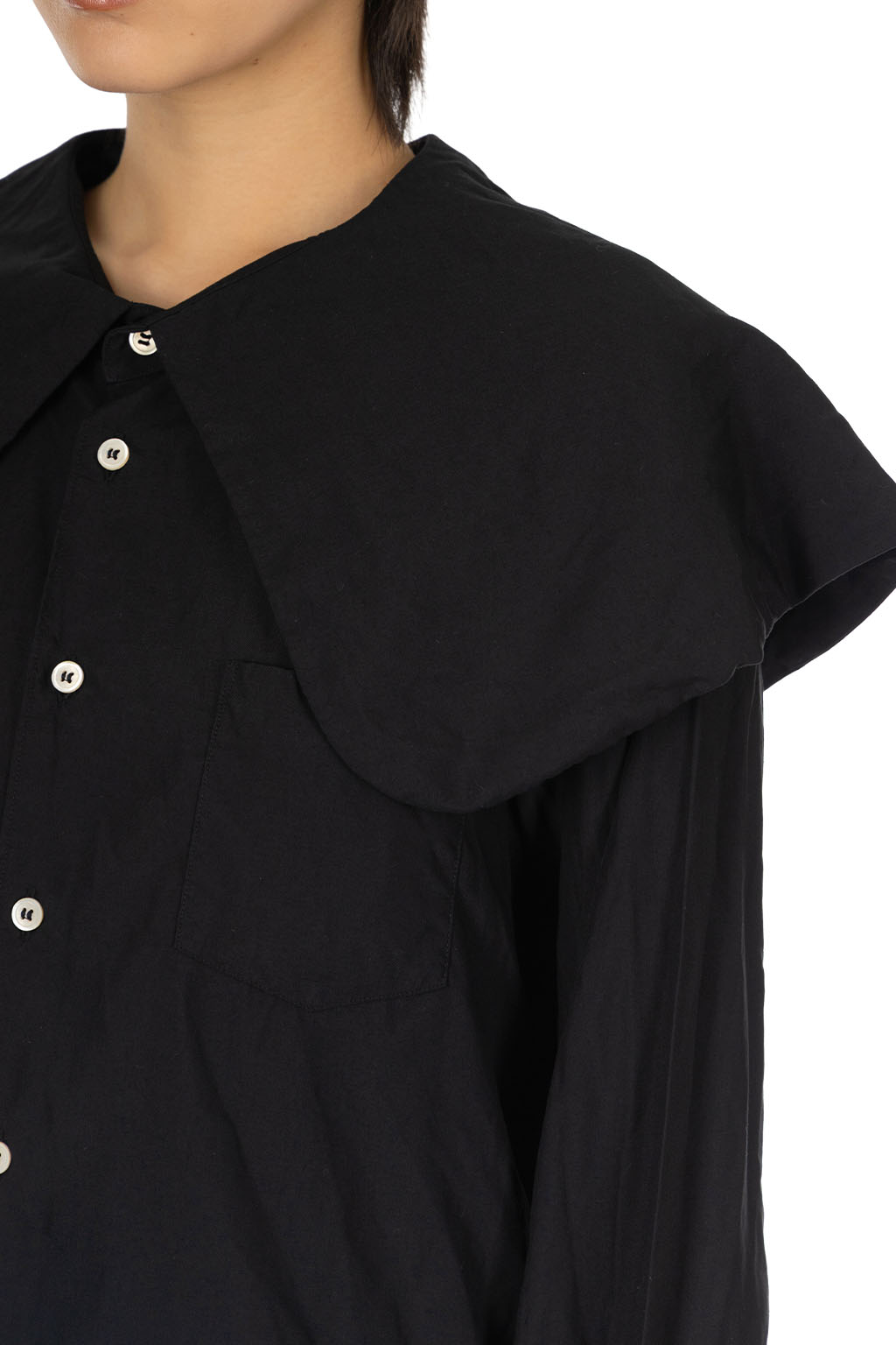 Comme Des Garcons Comme Des Garcons  - Pilgrim Collar Blouse - Black