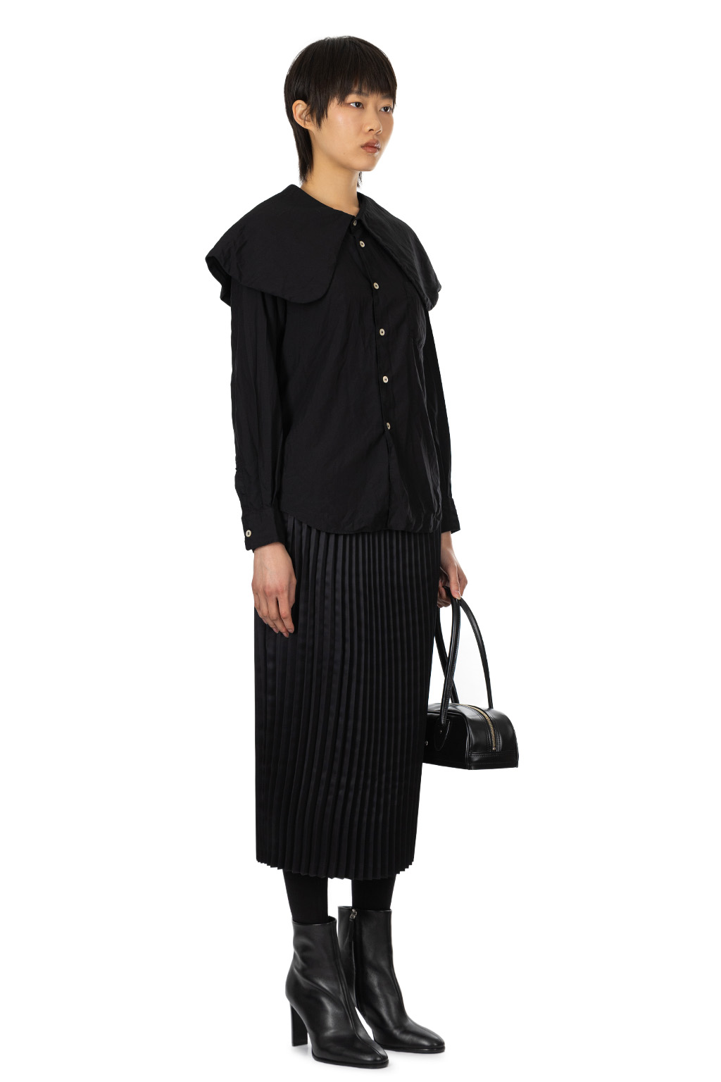 Comme Des Garcons Comme Des Garcons  - Pilgrim Collar Blouse - Black