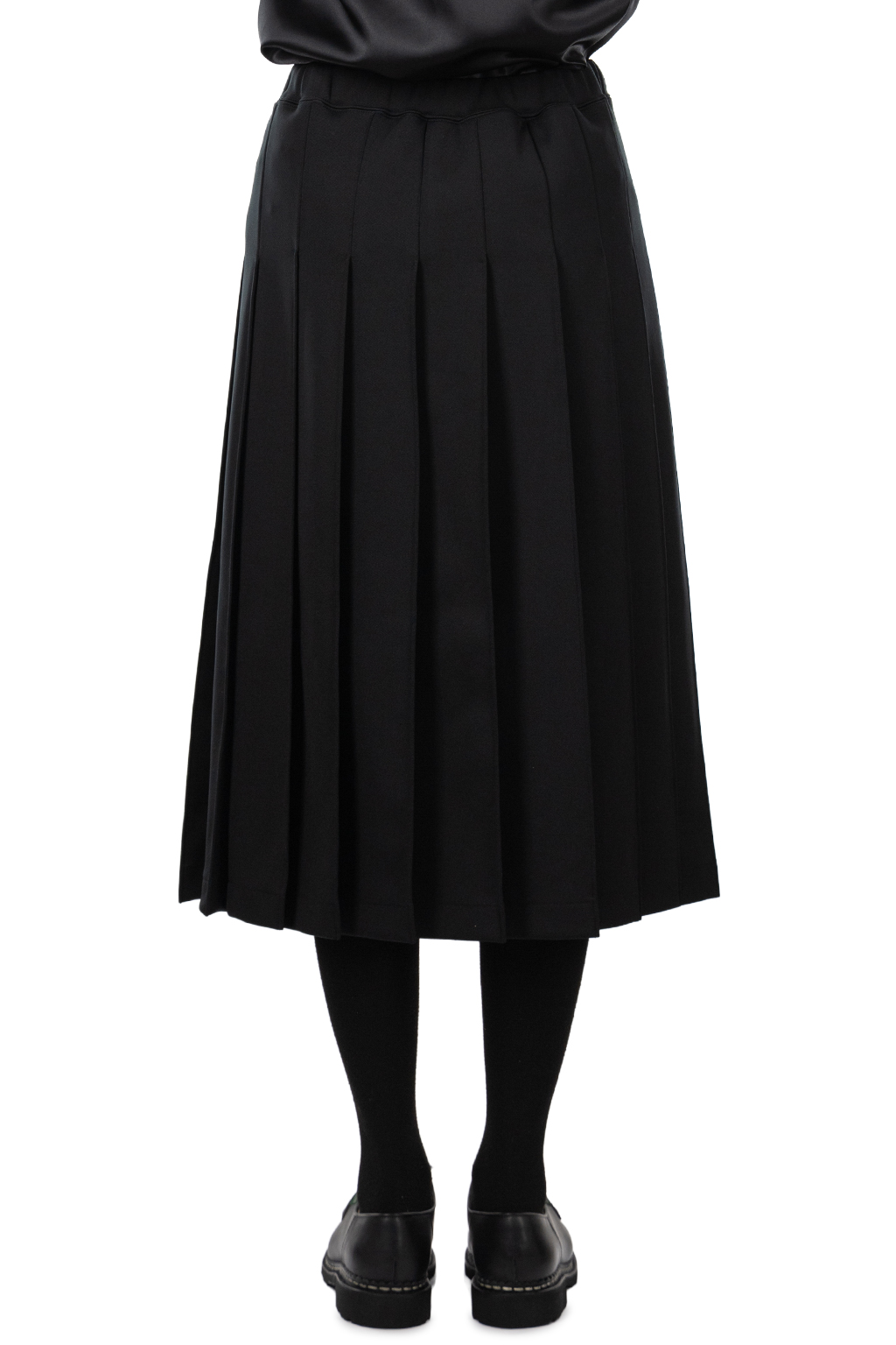 Comme Des Garcons Comme Des Garcons  - Elastic-Waist Pleated Skirt - Black