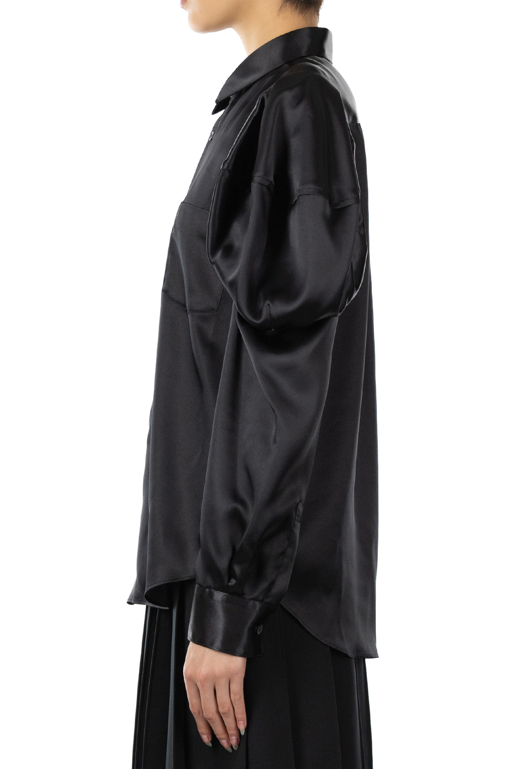 Comme Des Garcons Comme Des Garcons  - Puff-Sleeve Blouse - Black