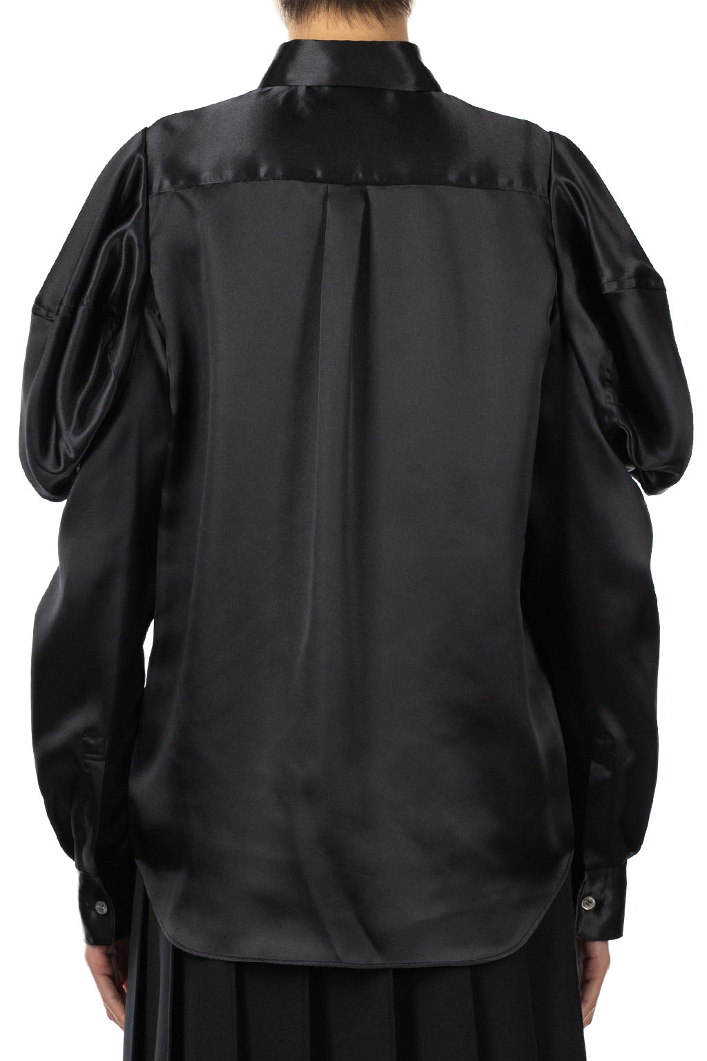 Comme Des Garcons Comme Des Garcons  - Puff-Sleeve Blouse - Black