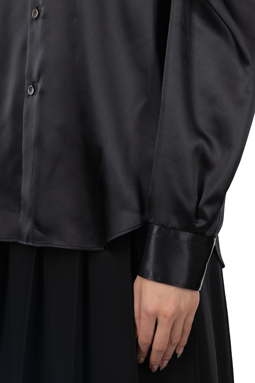 Comme Des Garcons Comme Des Garcons  - Puff-Sleeve Blouse - Black