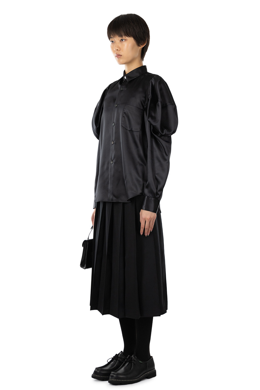 Comme Des Garcons Comme Des Garcons  - Puff-Sleeve Blouse - Black