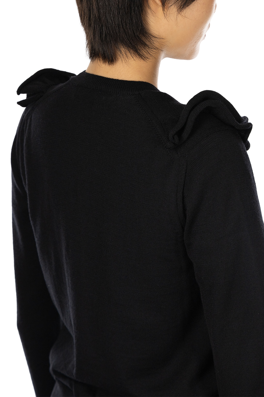 Comme Des Garcons Comme Des Garcons  - Ruffle Button up Cardigan - Black