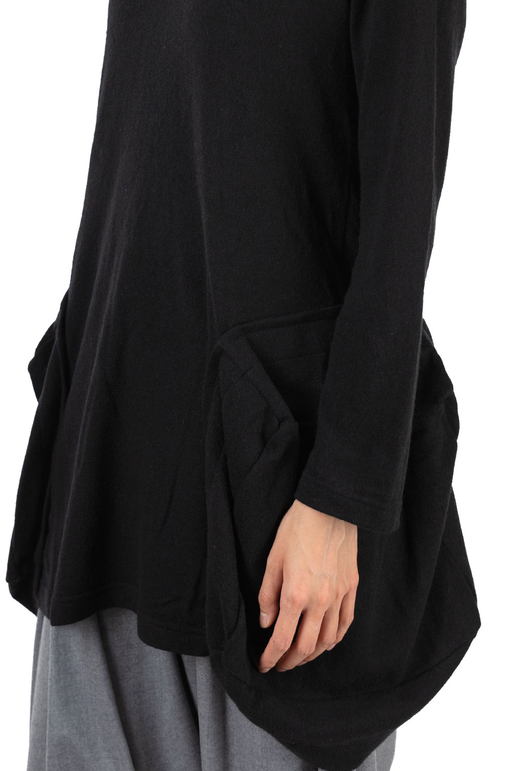 Comme Des Garcons Comme Des Garcons  - Wool Jersey Pullover - Black
