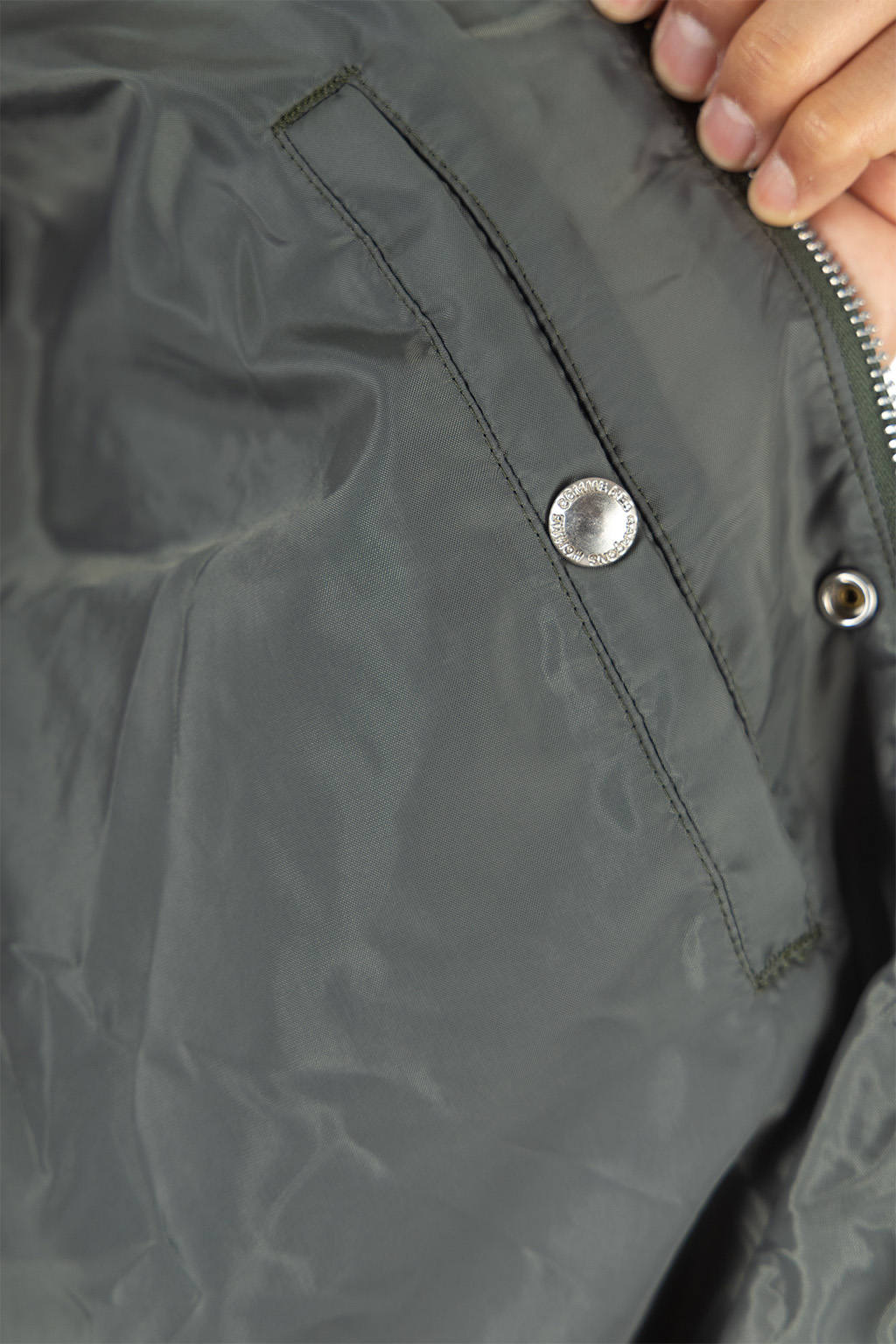 Comme Des Garcons Homme - Cotton Nylon Twill Double Weave Garment Dyed Jacket - Khaki