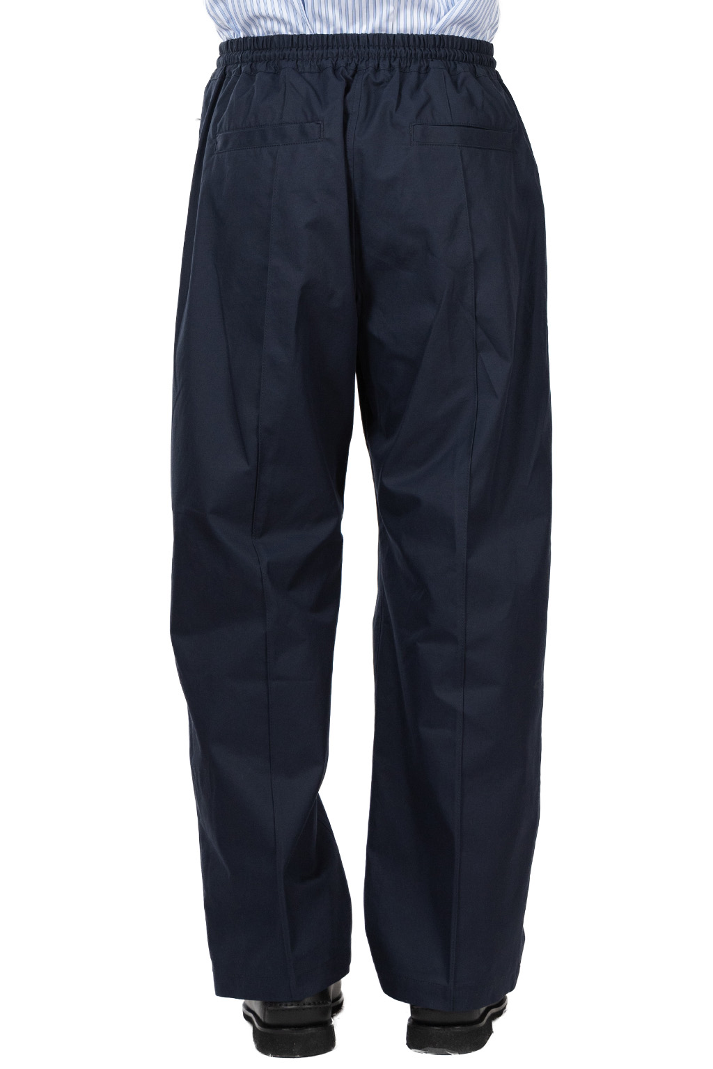 Comme Des Garcons Homme - Cotton Twill Slightly Brushed Easy Pants - Navy