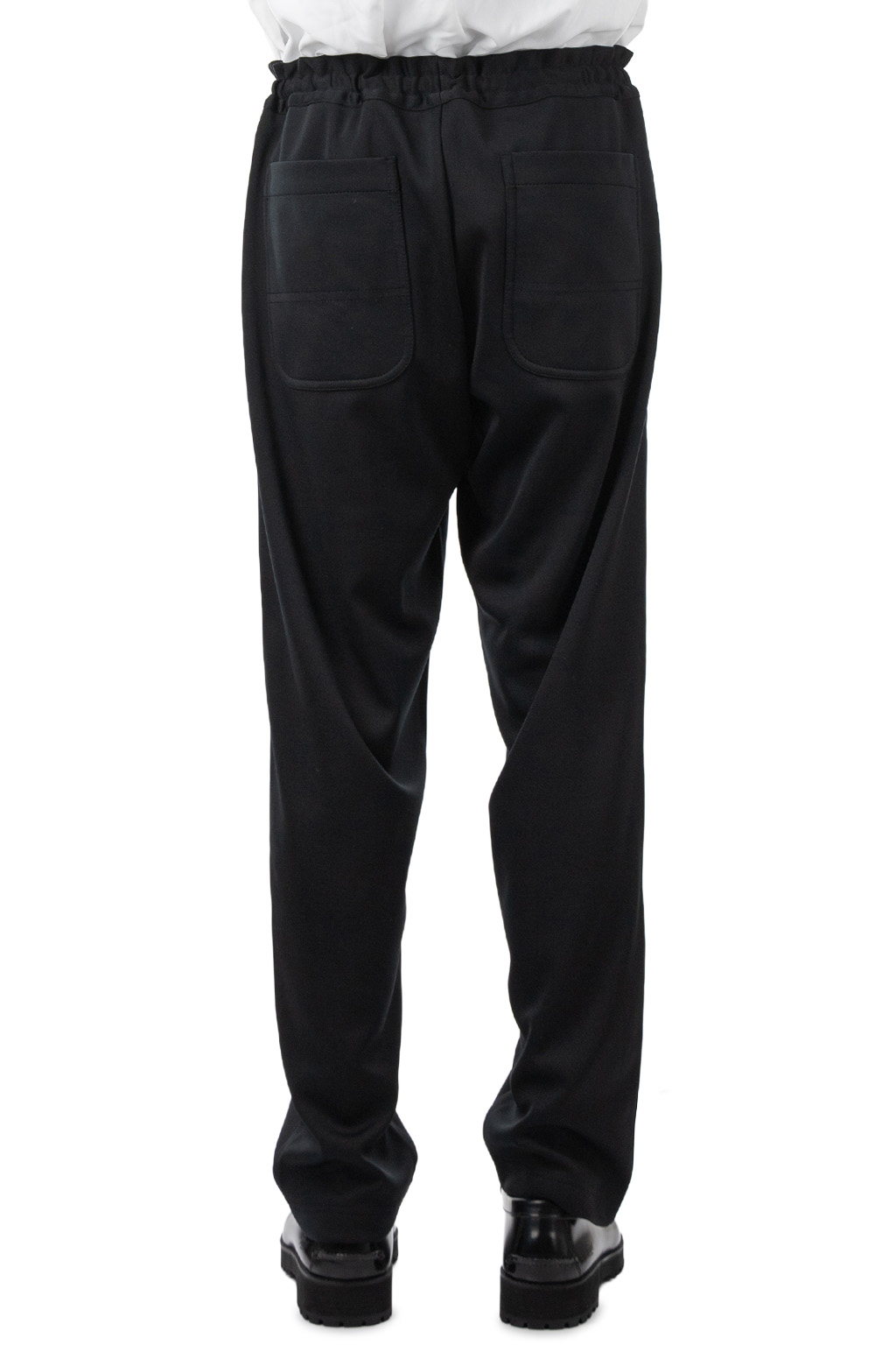 Comme Des Garcons Homme Deux - Gathered-Waist Trousers - Black